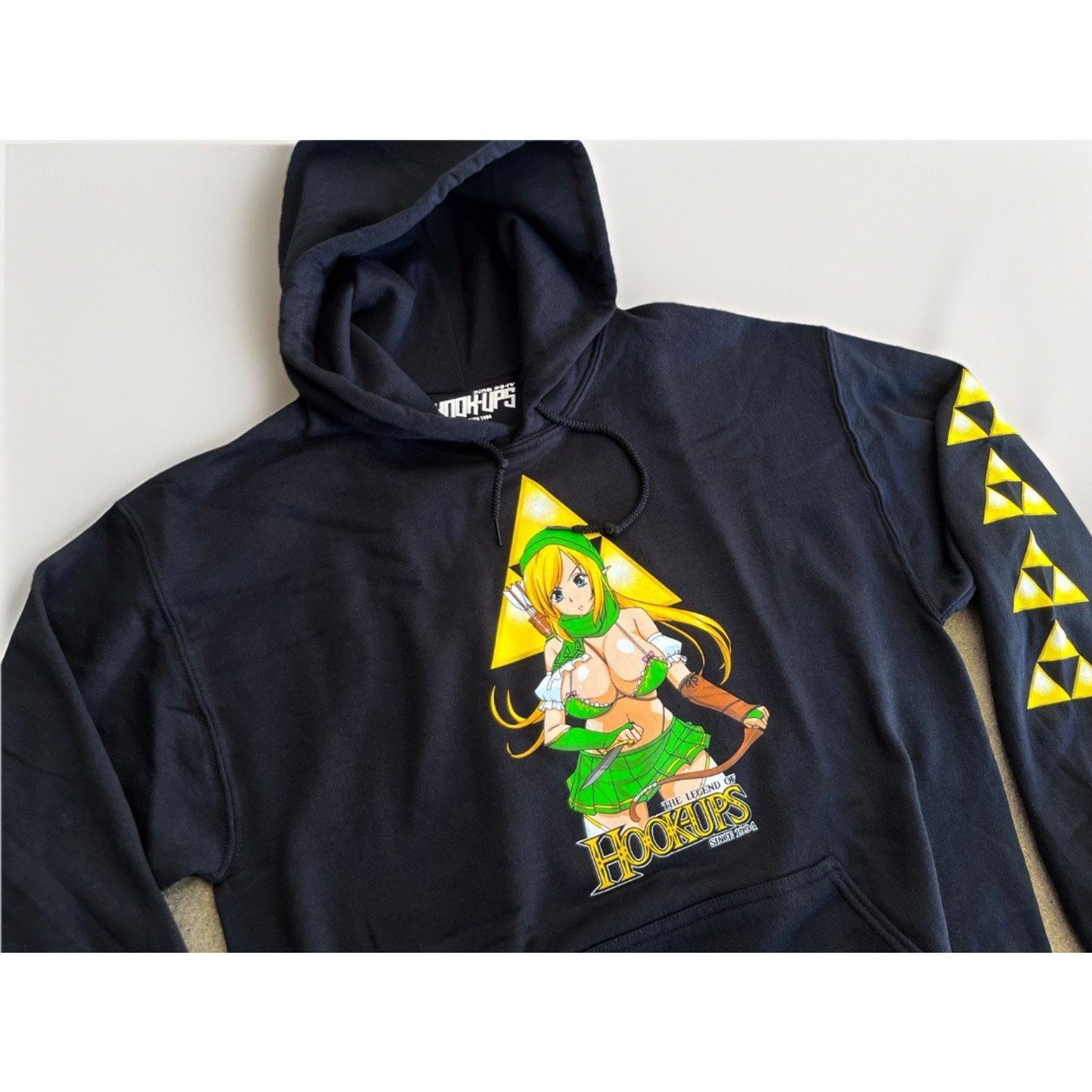 Hook-Ups Hook-Ups Female Link Hoodie Black L 2020 Anime Skate Sweater Size US L / EU 52-54 / 3 - 3 Thumbnail