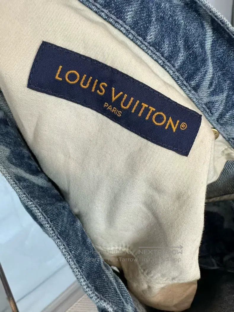 Louis Vuitton Louis Vuitton Blue fishnet logo shorts Size US 36 / EU 52 - 2 Thumbnail