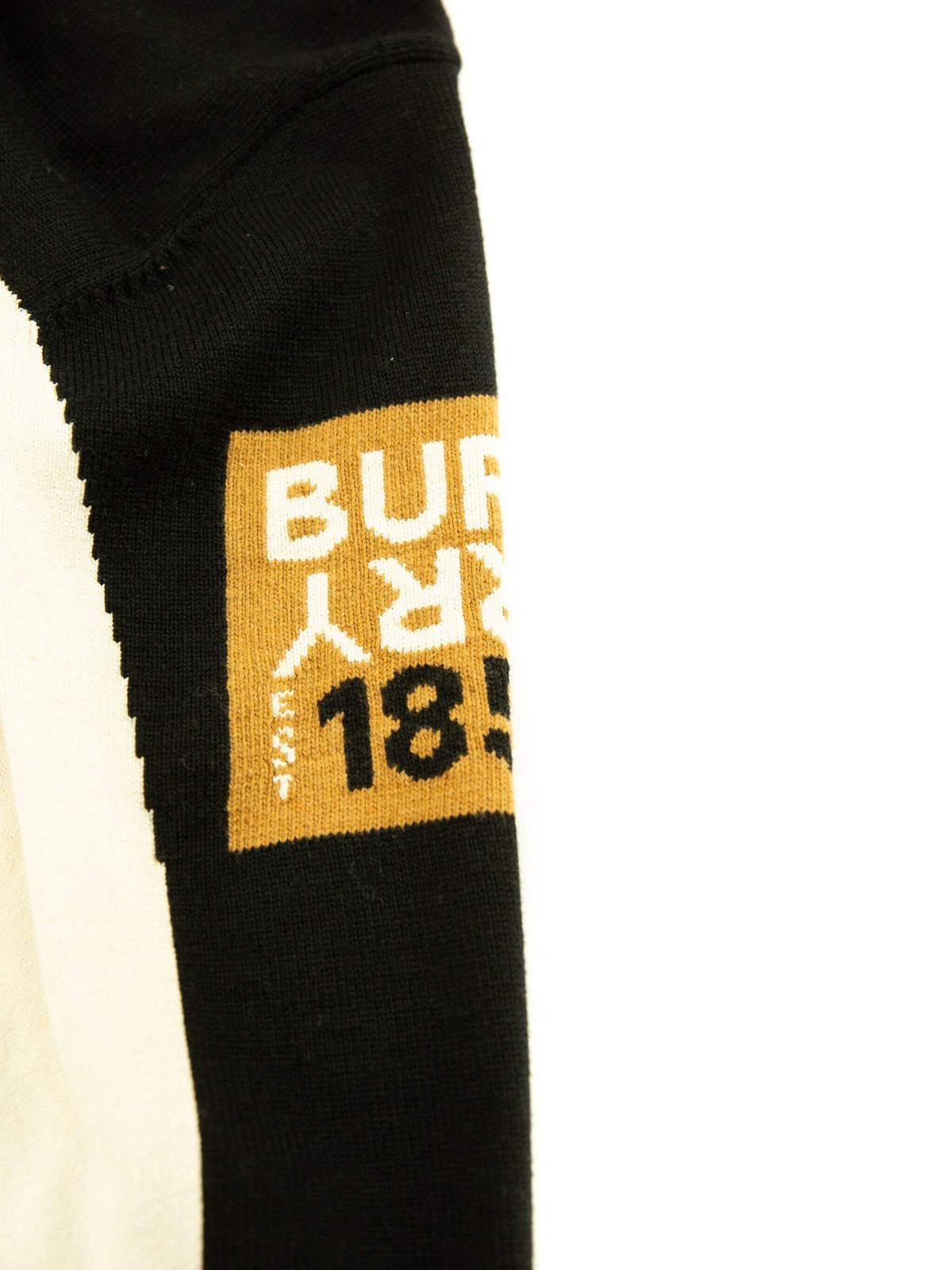 Burberry Burberry Mens Knit-Nylon Hybrid Zip Hoodie Small Black Size US S / EU 44-46 / 1 - 3 Thumbnail