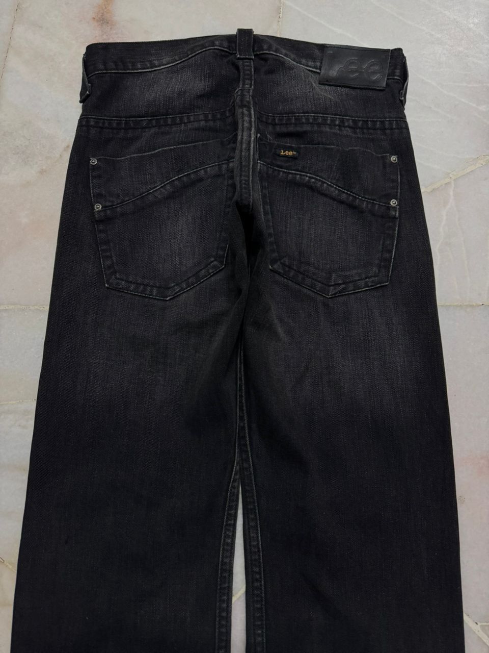 Lee 💥Insane💥Vintage Lee Rusty Mudwash Distressed Black Jeans Size US 29 - 17 Thumbnail