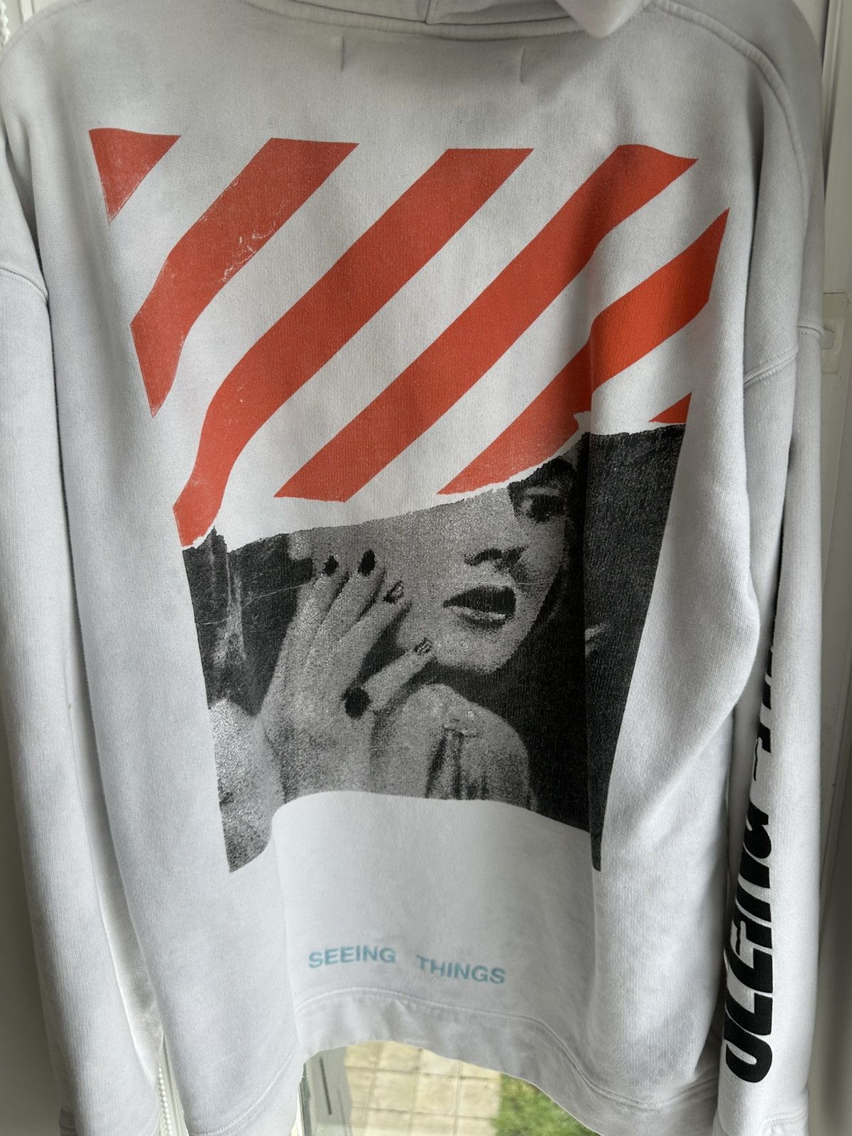 Off-White Off - White “Seeing Things” Oversized Hoodie Size US S / EU 44-46 / 1 - 2 Thumbnail