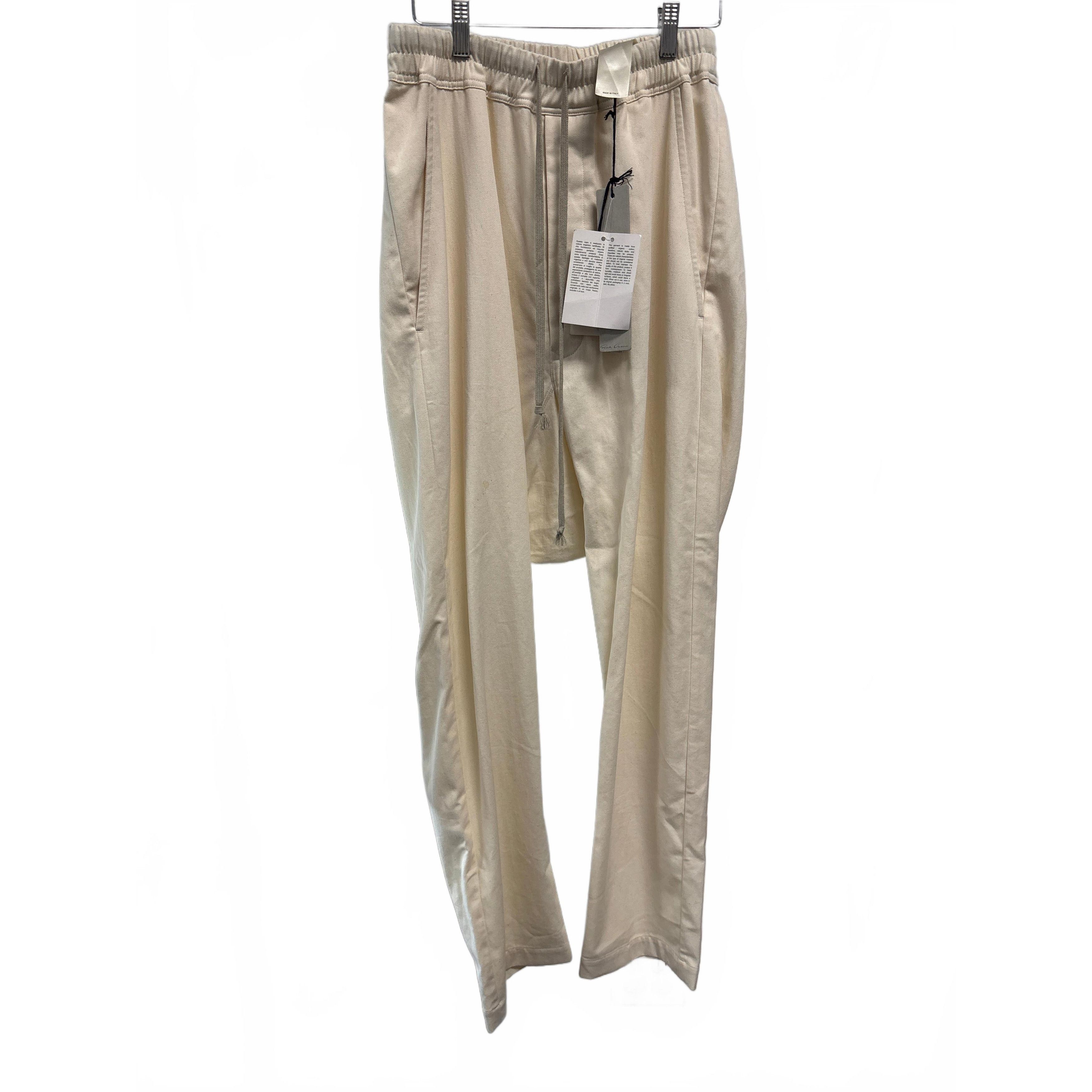 Rick Owens Drawstring Long Pants Natural