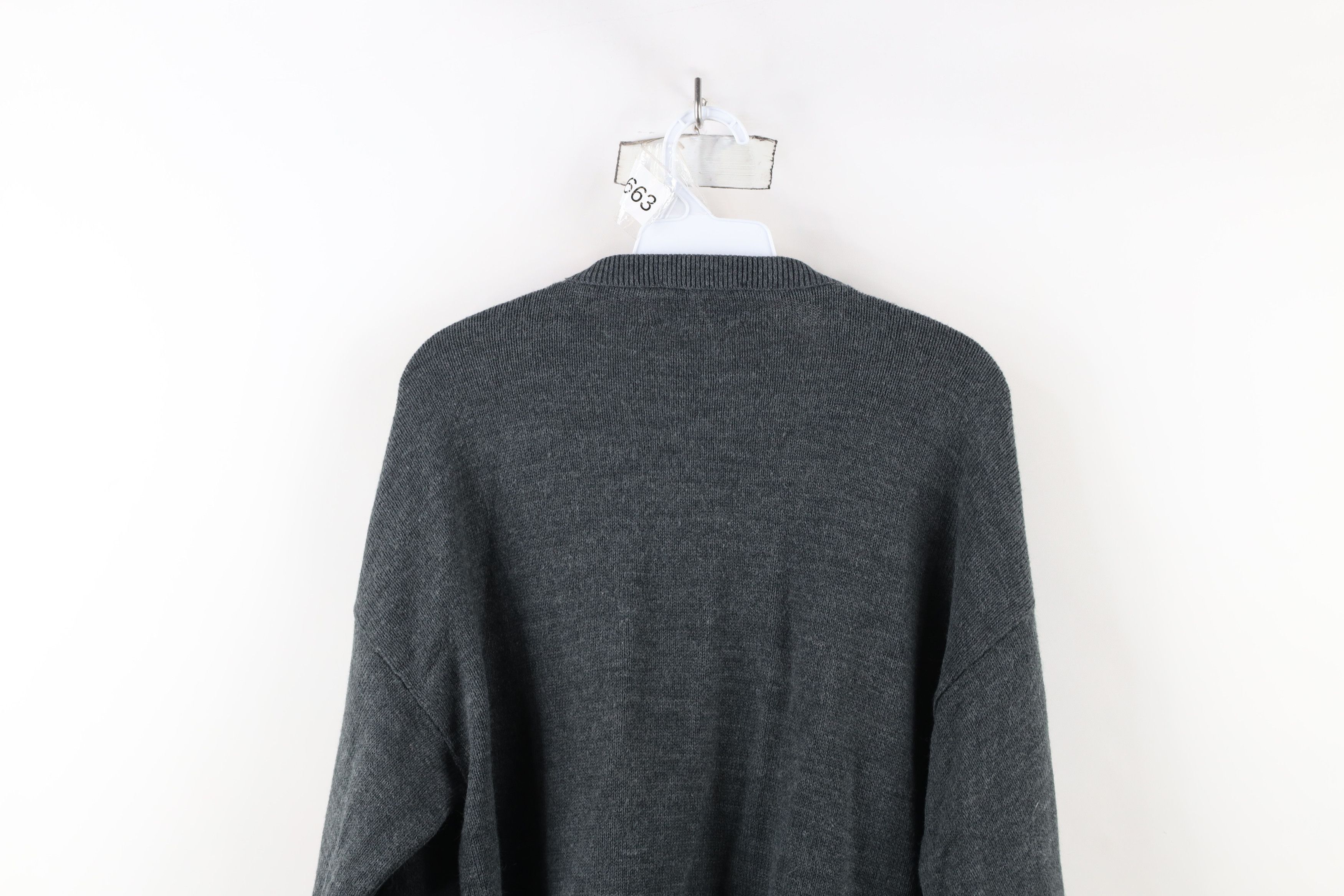 Vintage Vintage 70s Lord Jeff Knit V-Neck Sweater Heather Gray USA Size US M / EU 48-50 / 2 - 8 Thumbnail