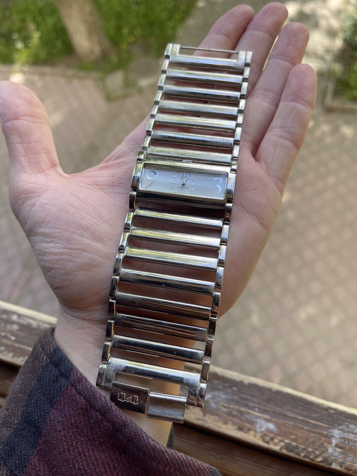 image of Hysteric Glamour Vintage Watch Retro Bracelet, Work in Silver, Men's