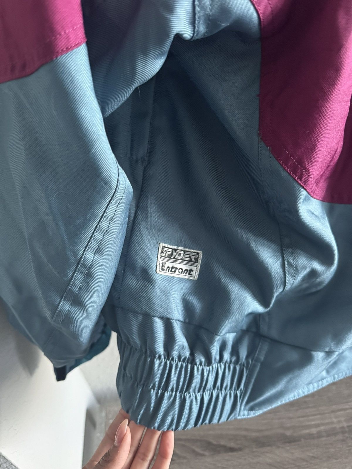 Spyder Vintage 90s Spyder Ski Parka Jacket Teal Purple Size US M / EU 48-50 / 2 - 7 Thumbnail