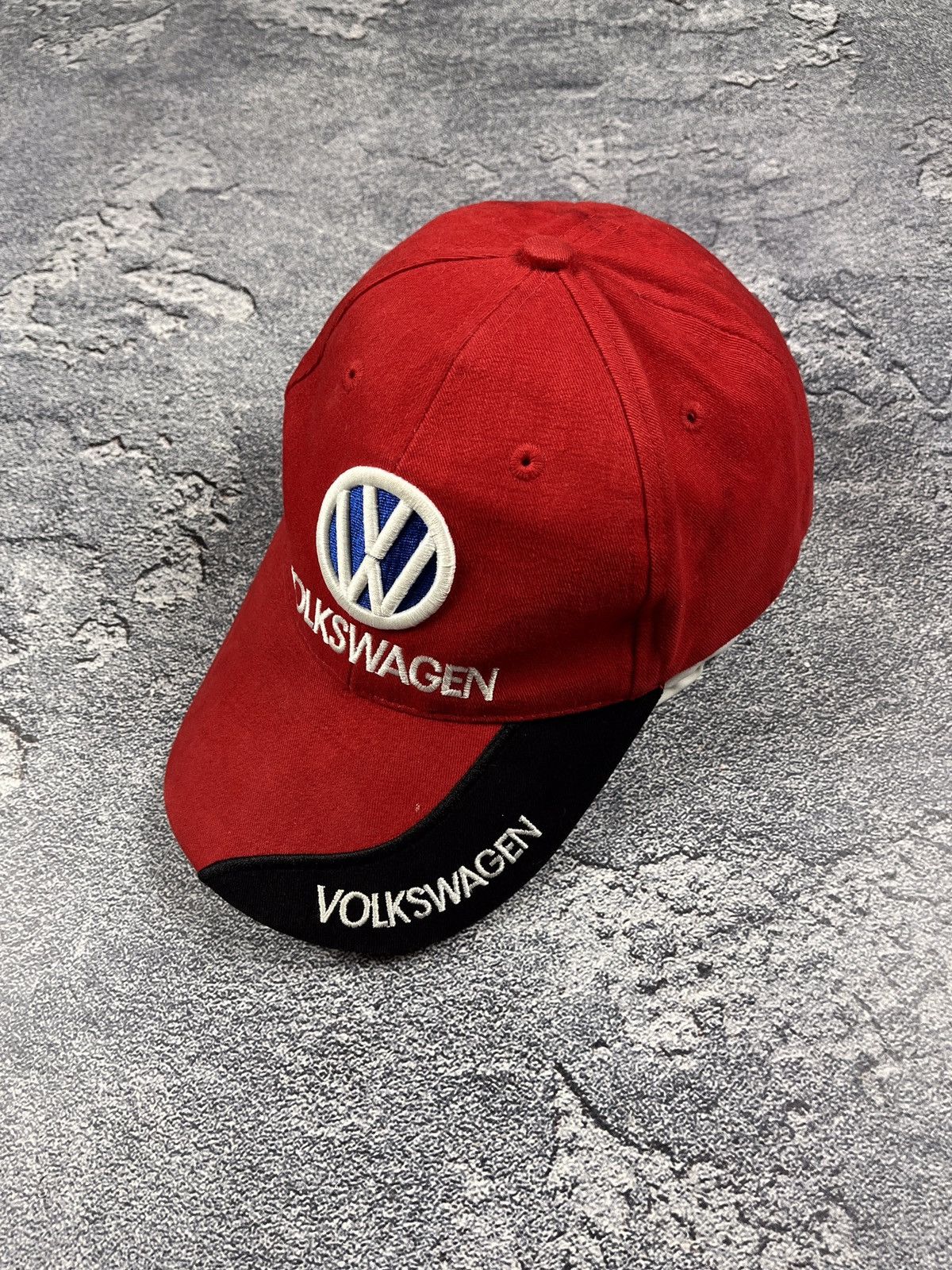 Vintage Vintage Volkswagen Racing Y2k Drip Hat Cap Streetwear Size ONE SIZE - 1 Thumbnail