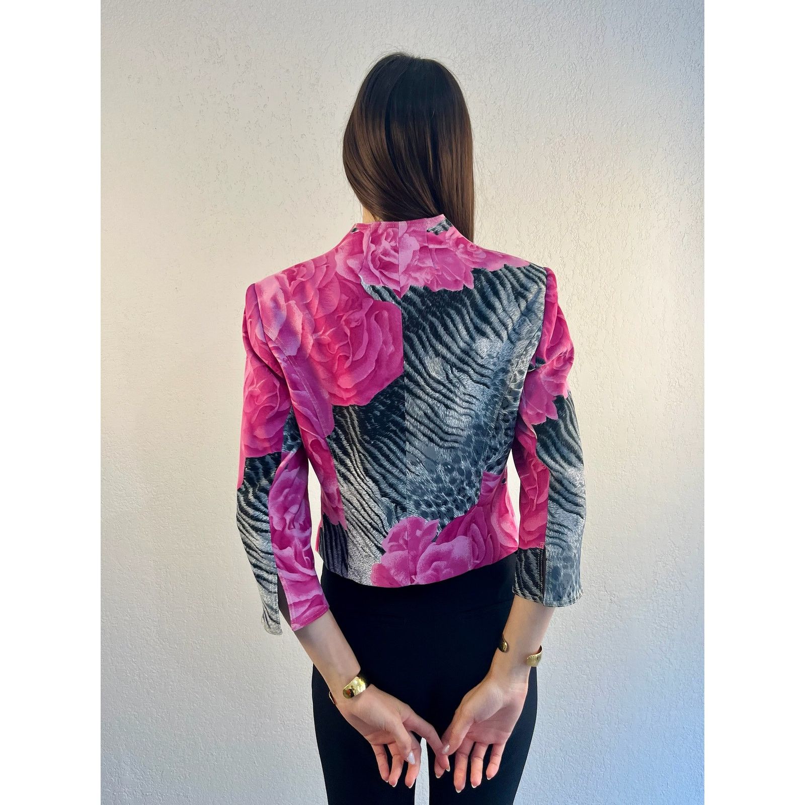 Other Alberto Malaki Fitted Jacket. Floral and Animal Print Size M / US 6-8 / IT 42-44 - 2 Thumbnail