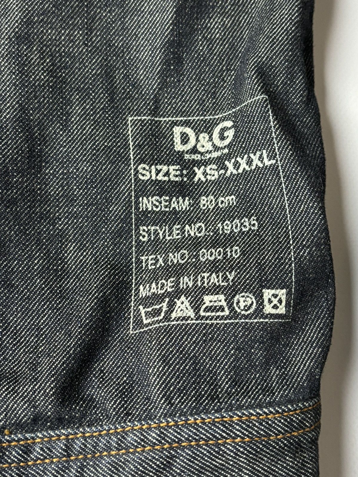Dolce & Gabbana Vintage Denim Jacket fits L