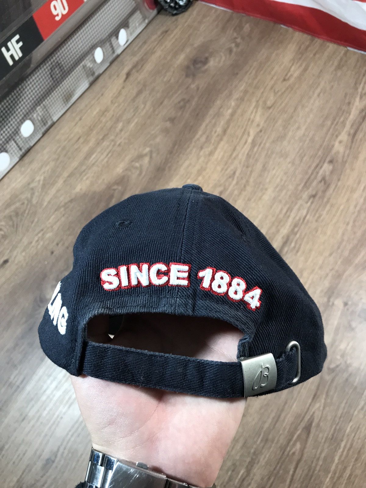 Breitling × Rolex × Vintage Vintage Official Breitling Cap Hat Embroidered Logo Racing Size ONE SIZE - 4 Thumbnail