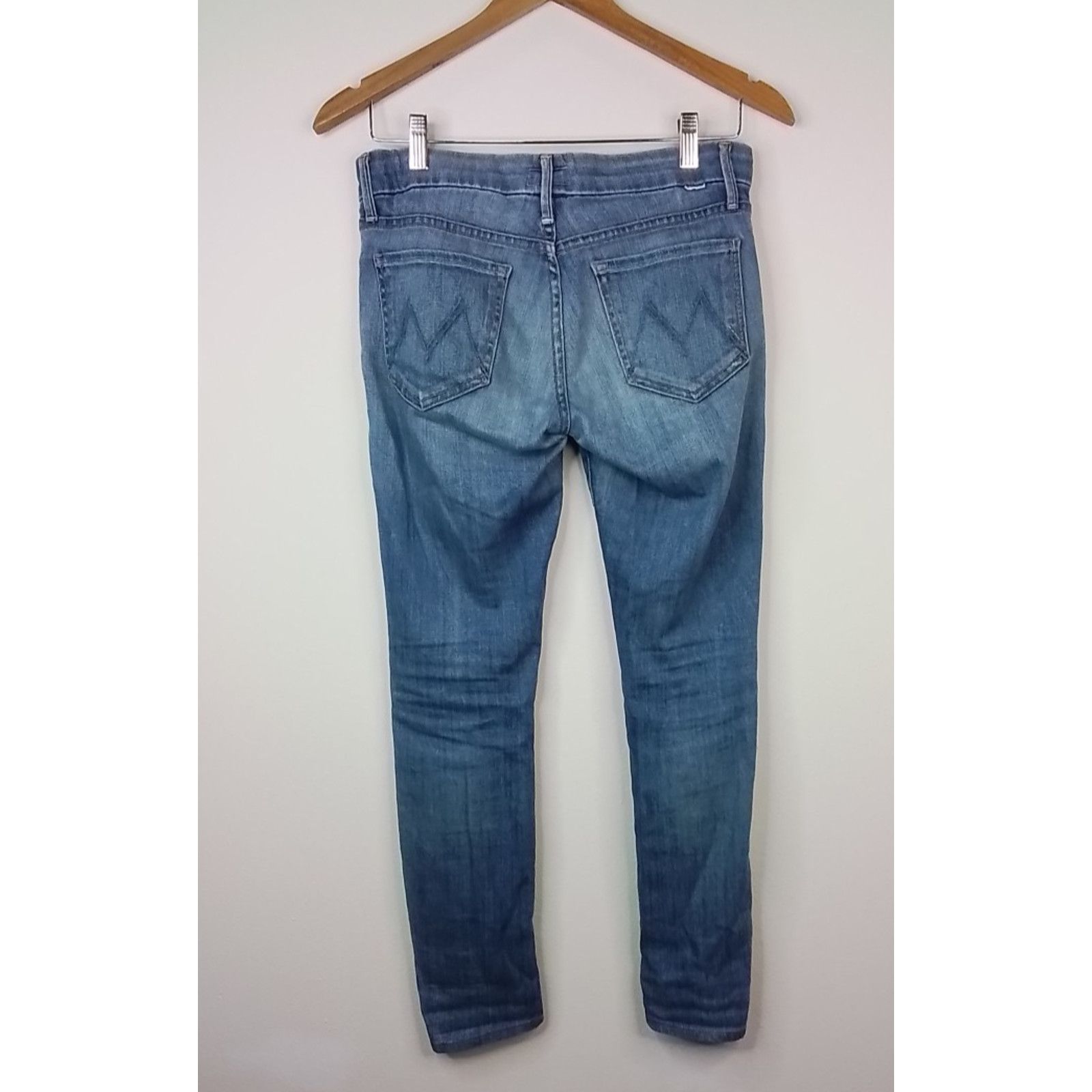 MOTHER Mother Denim Jeans The Looker Women's 28 Skinny Light Wash Size 28" / US 6 / IT 42 - 3 Thumbnail