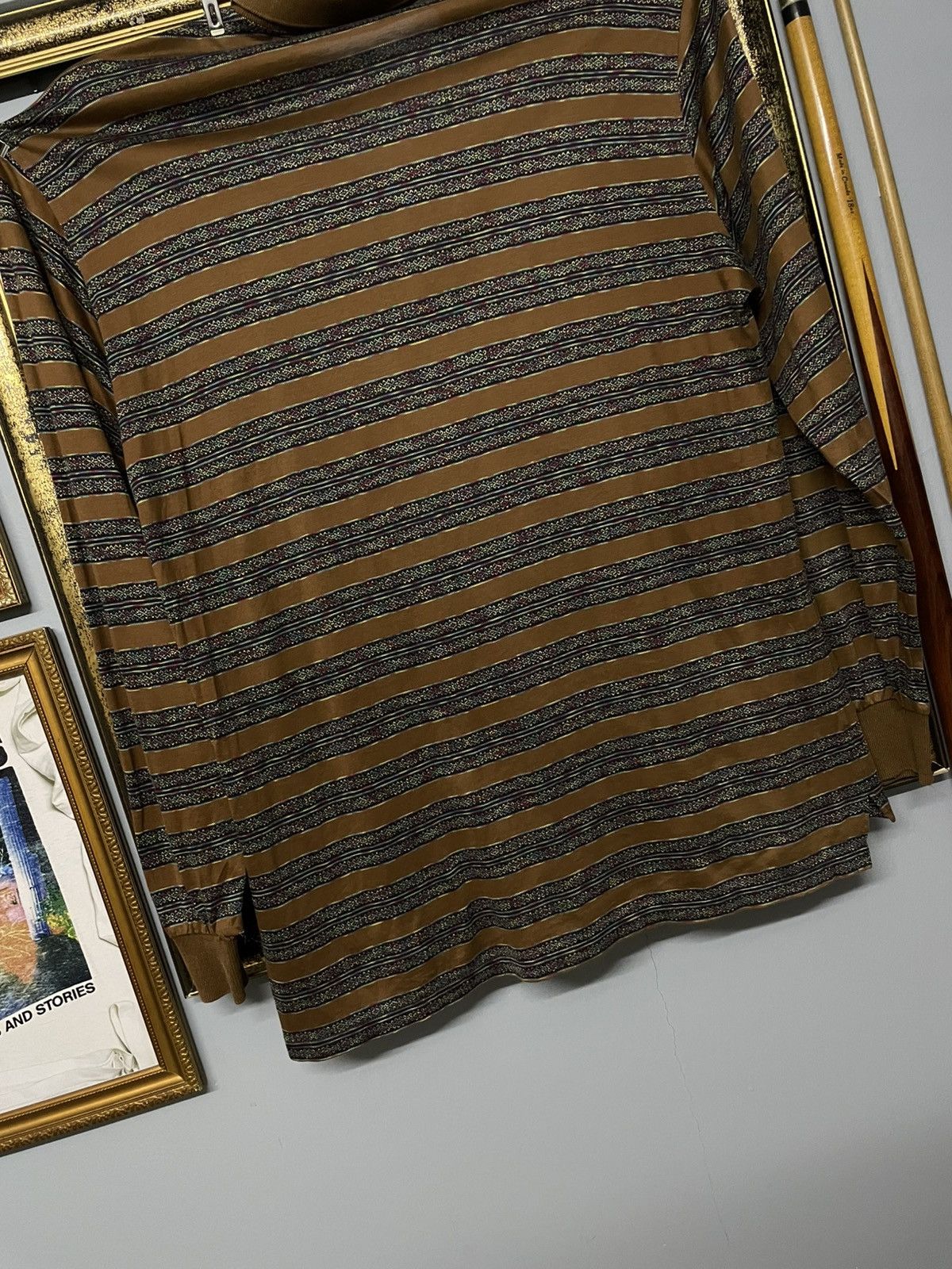 Christian Dior Monsieur Vintage Designer Christian Dior Sport Horizontal Stripe Size US L / EU 52-54 / 3 - 9 Thumbnail