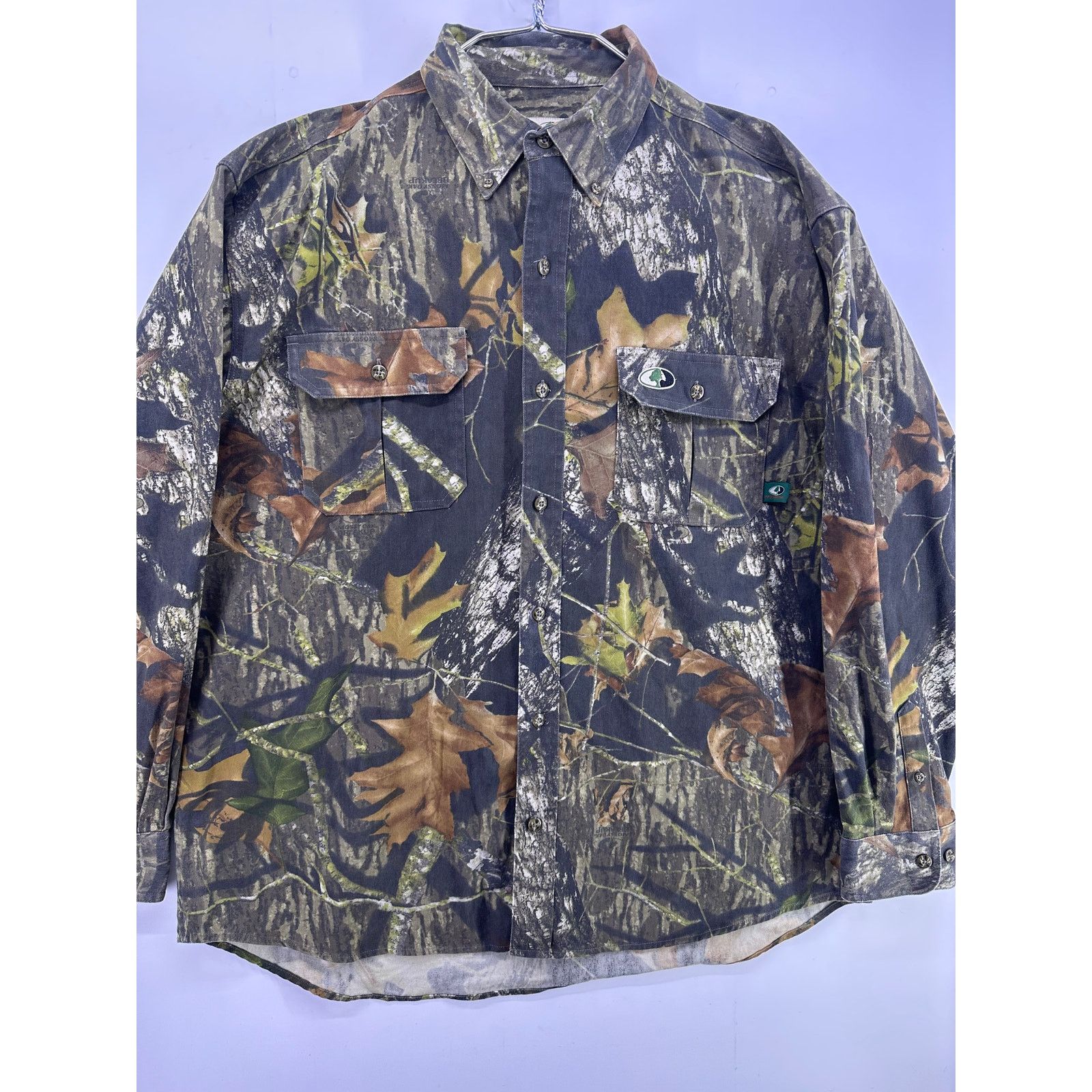 Mossy Oaks Mossy Oak Tree and Leaves Camo Thick Button Down Size XL Size US XL / EU 56 / 4 - 2 Thumbnail