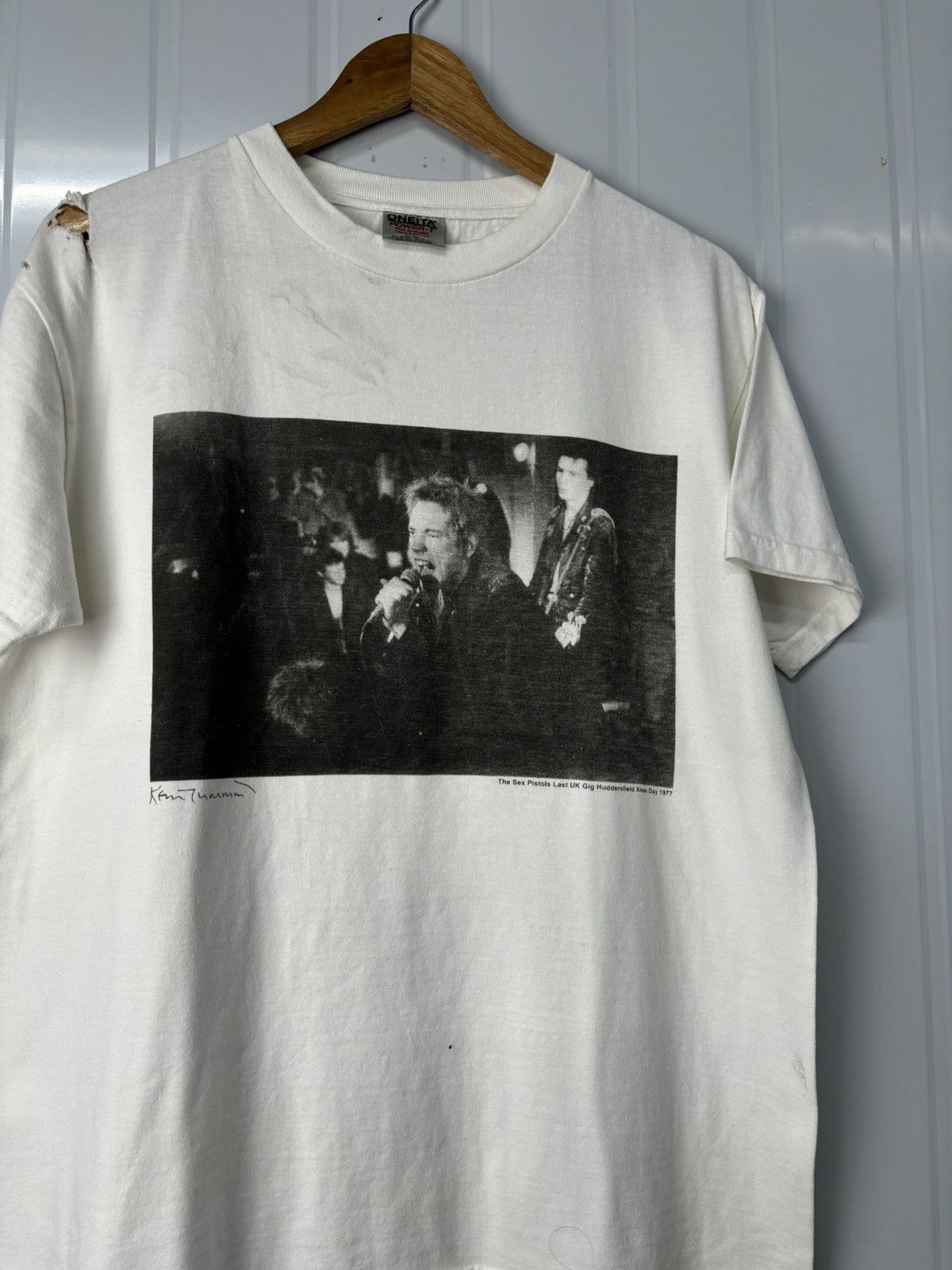 Band Tees × Vintage VERY RARE! Vintage 1977 Sex Pistol Phototee Last Gig Size US L / EU 52-54 / 3 - 1 Thumbnail