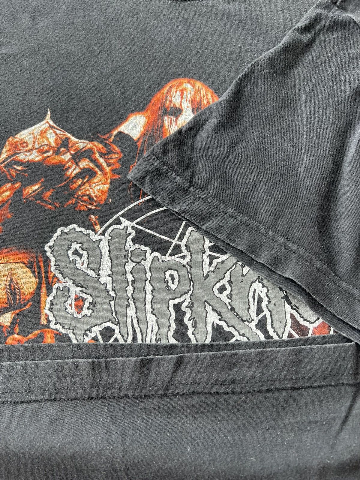 Band Tees Vintage 2001 Slipknot Iowa Goat Rock Band Black T-shirt Size US L / EU 52-54 / 3 - 8 Thumbnail