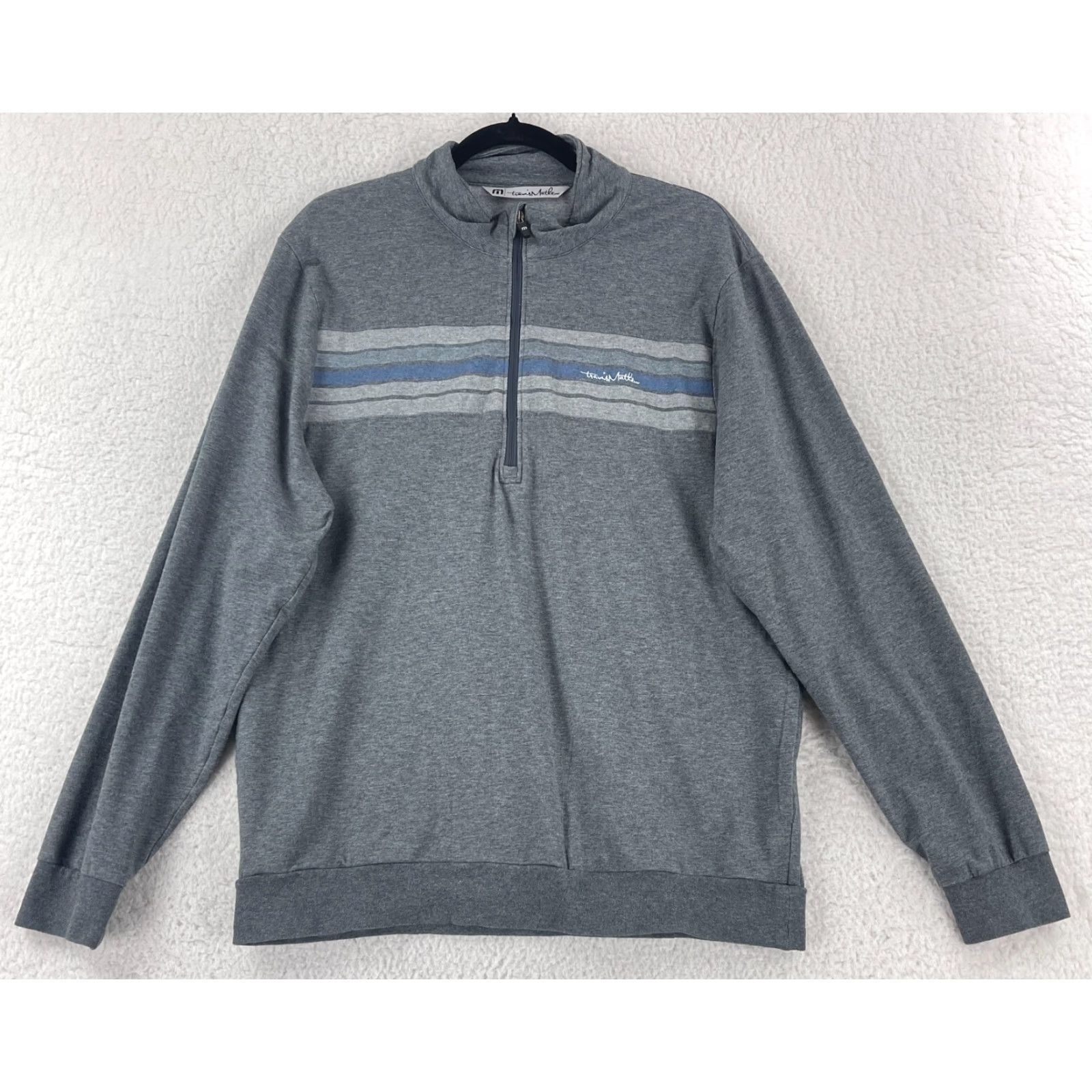 TravisMathew **Travis Mathew Gray 1/4 Zip Sweater Mens Long Sleeve Size Large** User: Travis Mathew Gray 1/4 Zip Sweater Mens Long Sleeve Size Large Size US L / EU 52-54 / 3 - 2 Thumbnail