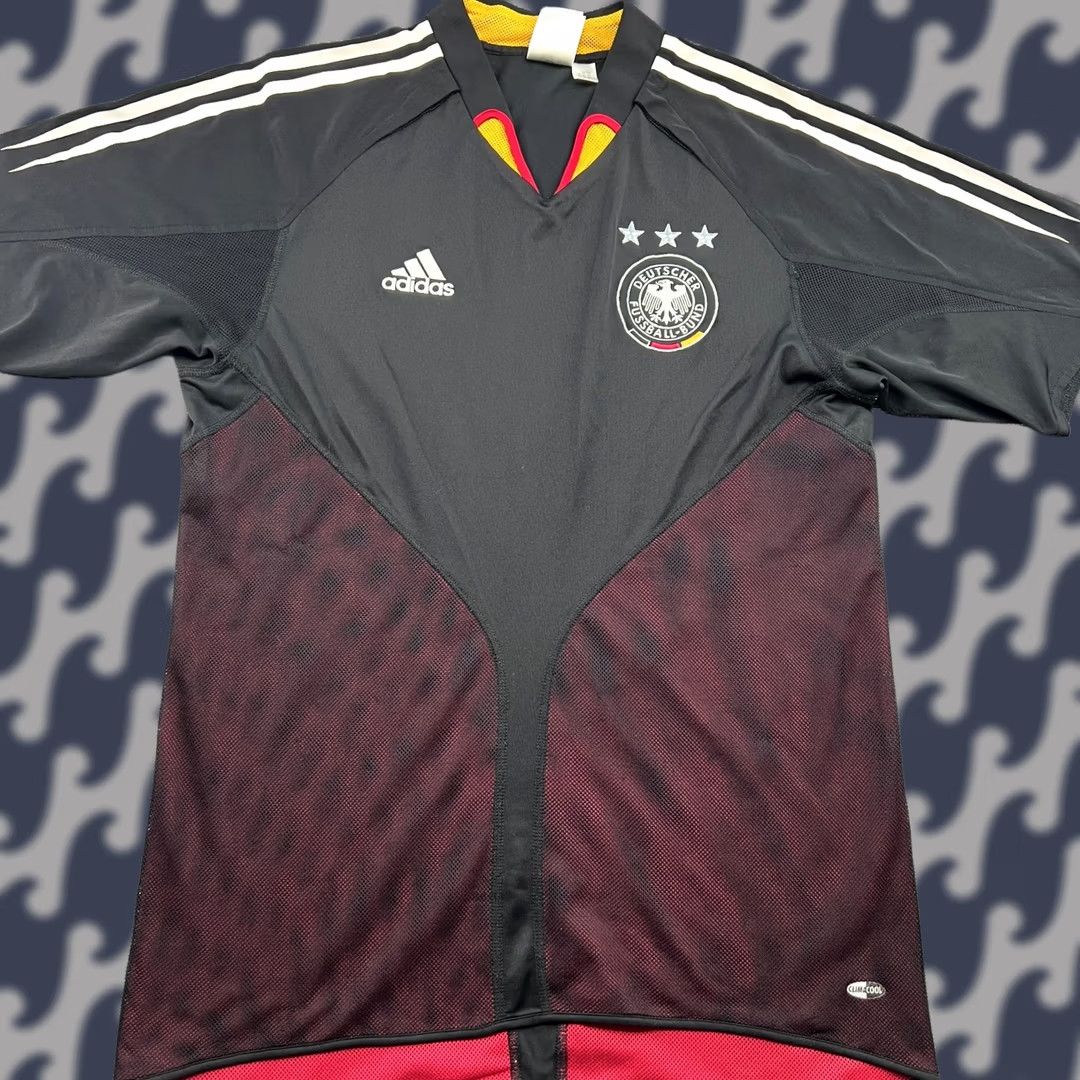 Adidas adidas Germany Away Mens Football Jersey Shirt M Black 100% Polyester Moisture Wicking Quick Dry Camiseta Sports Football Mens Size US M / EU 48-50 / 2 - 1 Thumbnail