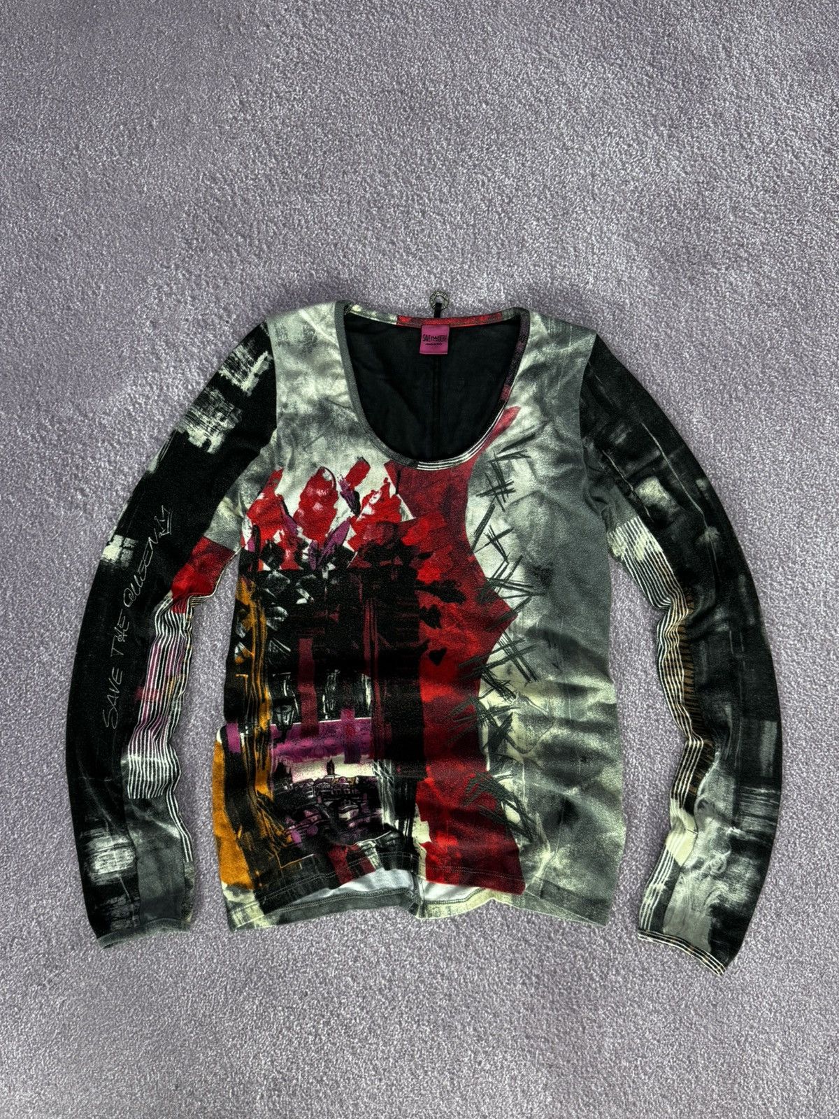 Hysteric Glamour Y2K Save The Queen 00’s Aesthetic Glamour Long Sleeve Top Size M / US 6-8 / IT 42-44 - 1 Thumbnail