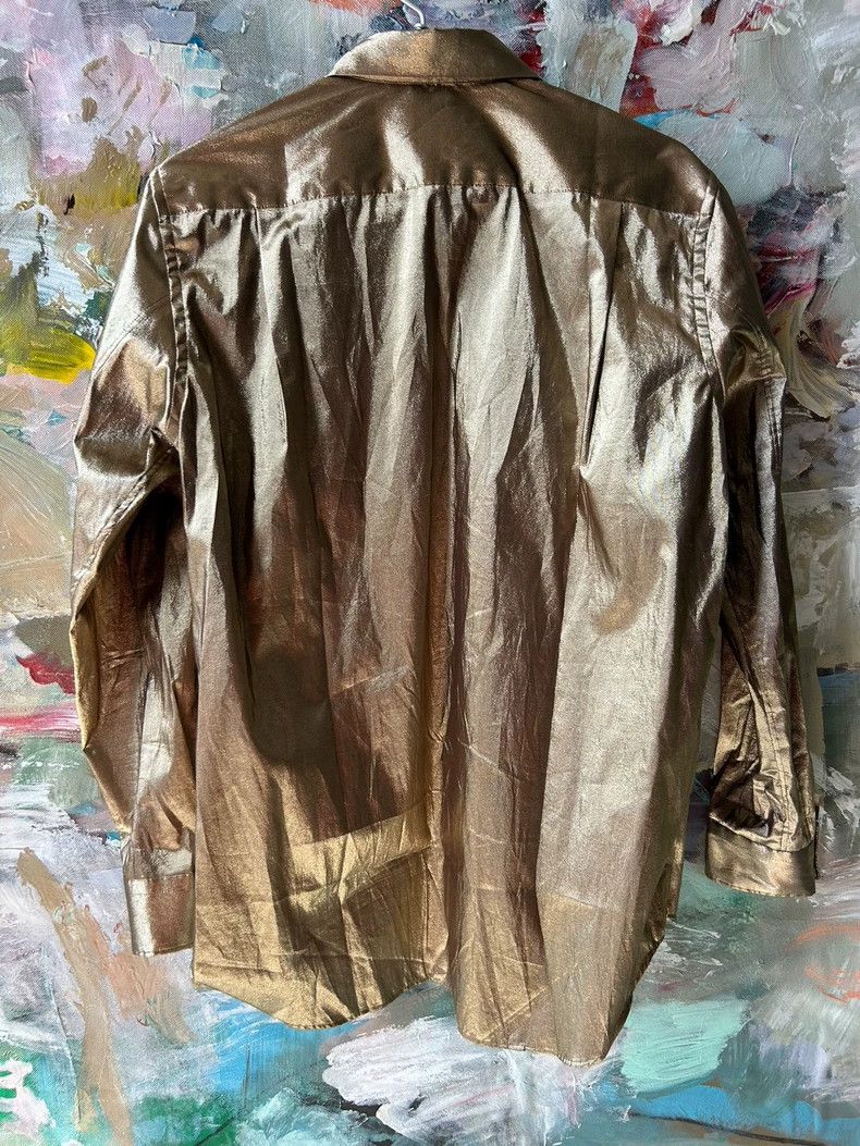 Comme des Garcons Comme des Garcons Gold metallic shirt T-shirt Size US XS / EU 42 / 0 - 2 Thumbnail