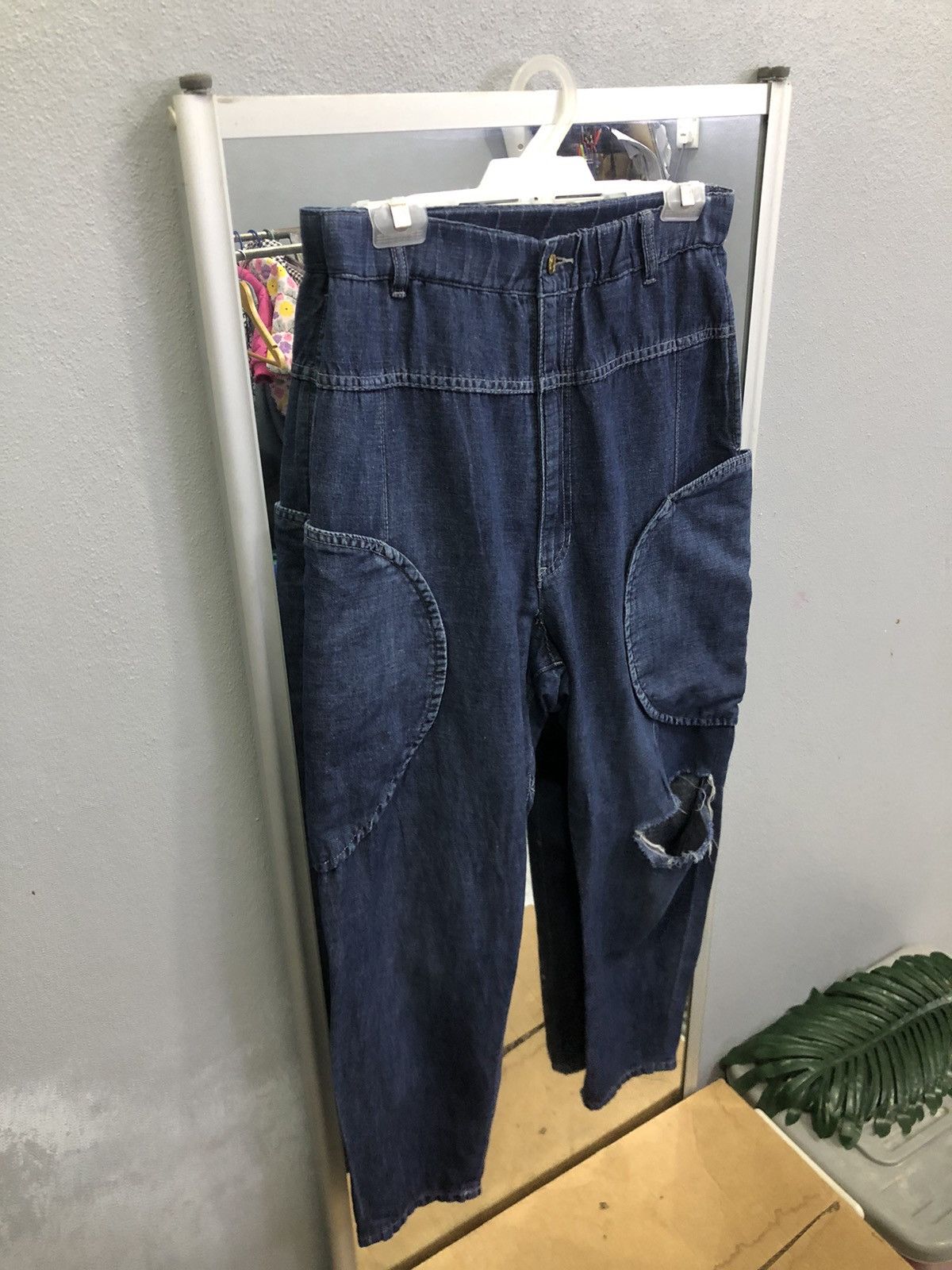 mercibeaucoup Mercibeaucoup Balloon Denim Pants + Free Tote Bag Size US 28 / EU 44 - 3 Thumbnail