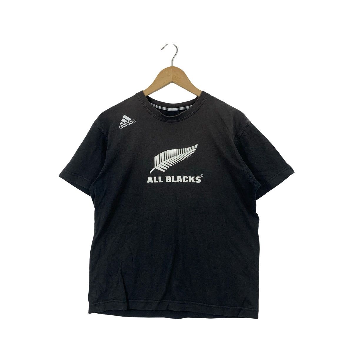 Adidas ADIDAS x ALL BLACK Official Licensed Product Cente Logo Size US S / EU 44-46 / 1 - 1 Thumbnail