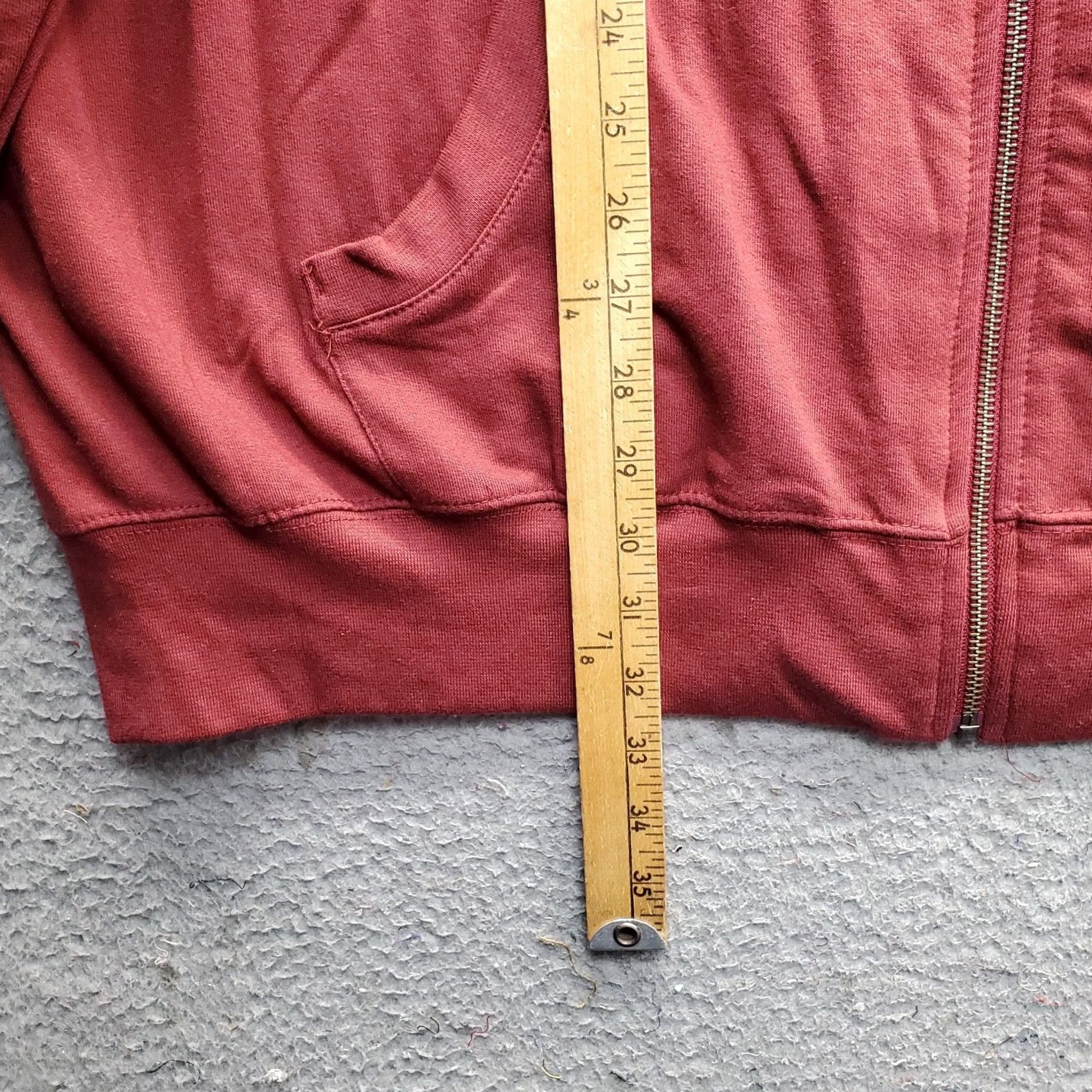 Vintage KINGSIZE Mens 2XL Track Suit Dark Red Aztec Oversized Full Zip Hoodie & Track Pants Sweatshirt Set Size 48R - 4 Thumbnail