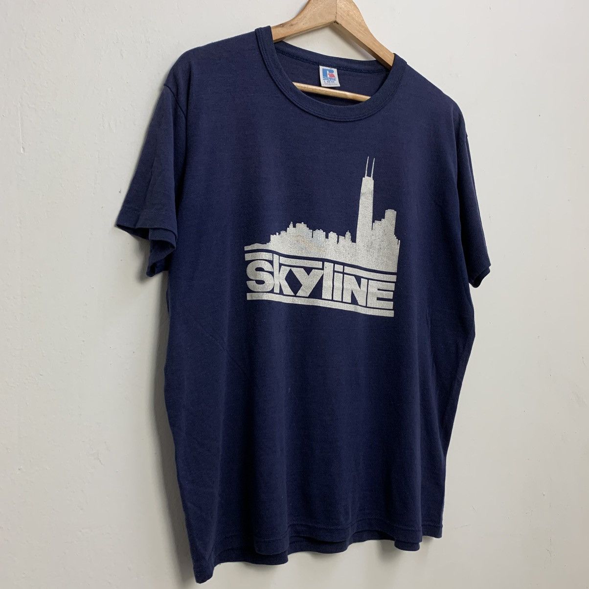 Russell Athletic Vintage Skyline Russell Athletic Chicago Tee Made in USA Size US L / EU 52-54 / 3 - 3 Thumbnail