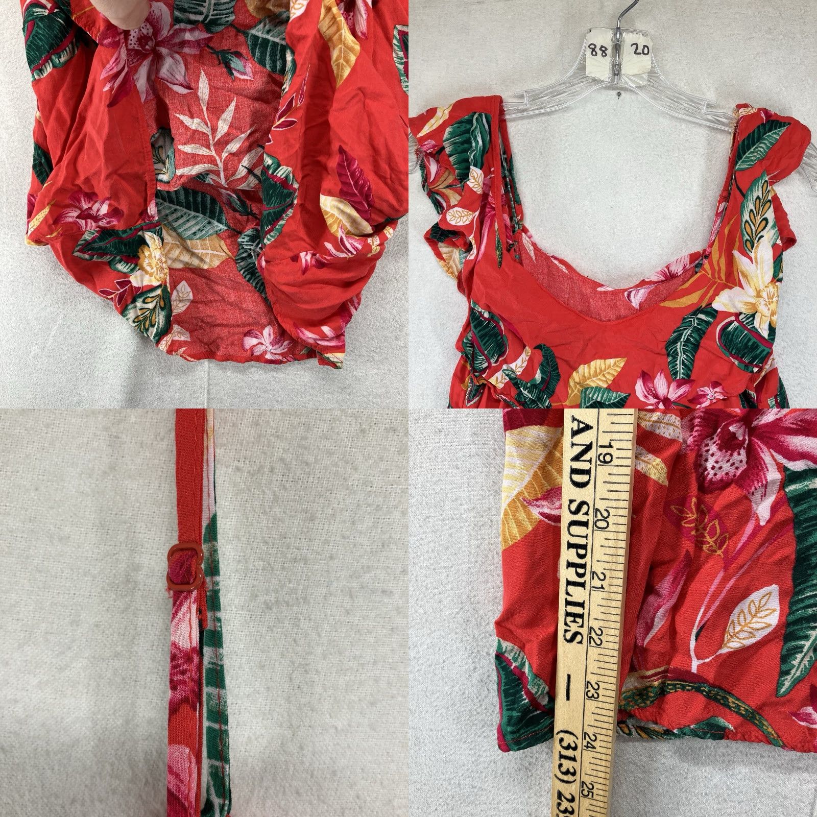 Old Navy Old Navy Women's Blouse XS Floral Hawaiian Short Sleeve Summer Casual 90s Vintage Inspired Size XS / US 0-2 / IT 36-38 - 8 Thumbnail