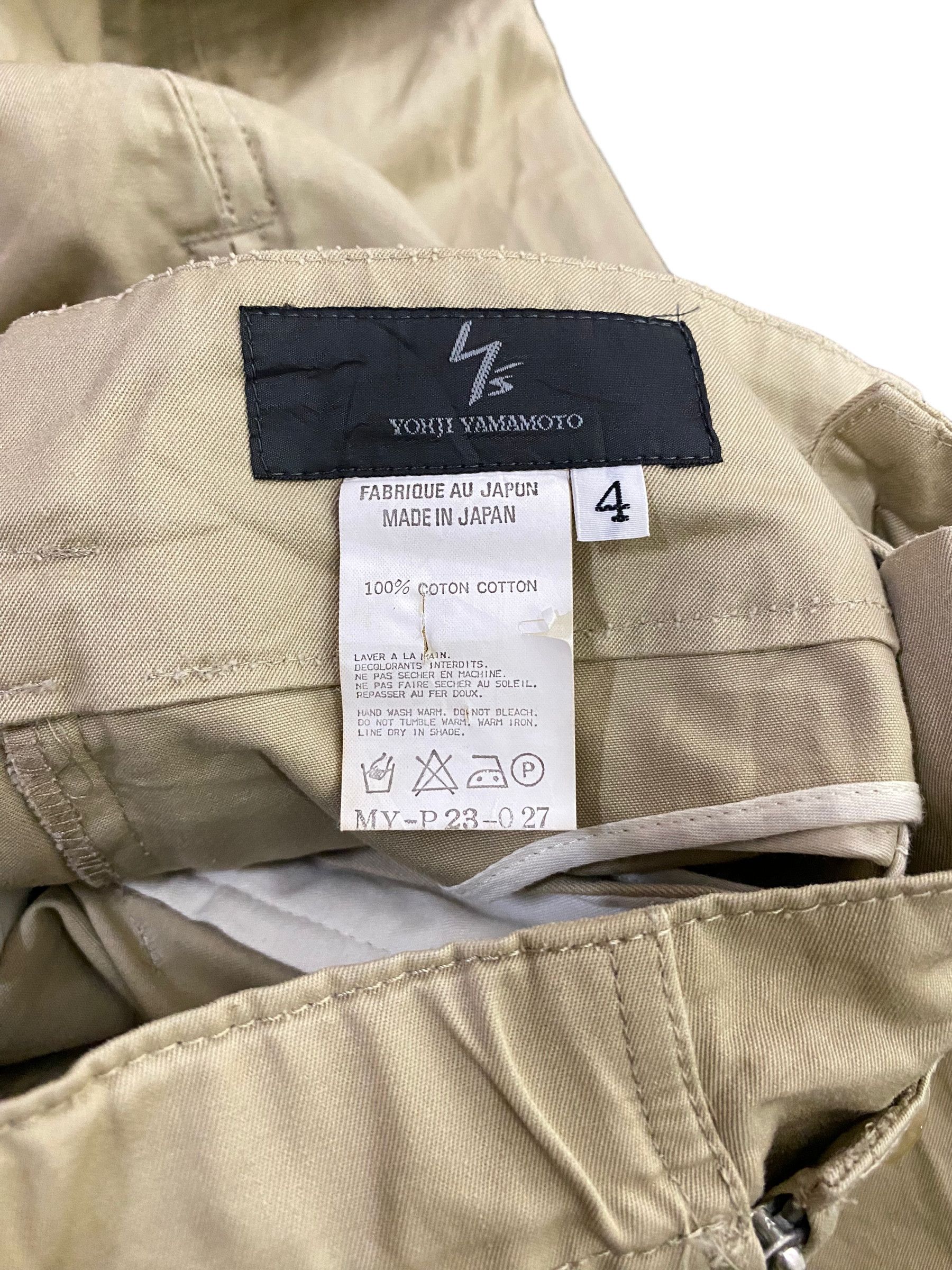 Designer × Y's × Yohji Yamamoto 2000s Y's Yohji Yamamoto canvas cinch back work pant Size US 35 - 11 Thumbnail