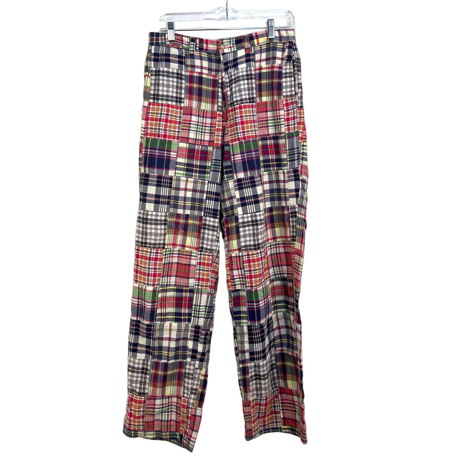 Polo Ralph Lauren Vintage Polo Ralph Lauren Plaid Madras Cotton Philip Pants Grailed