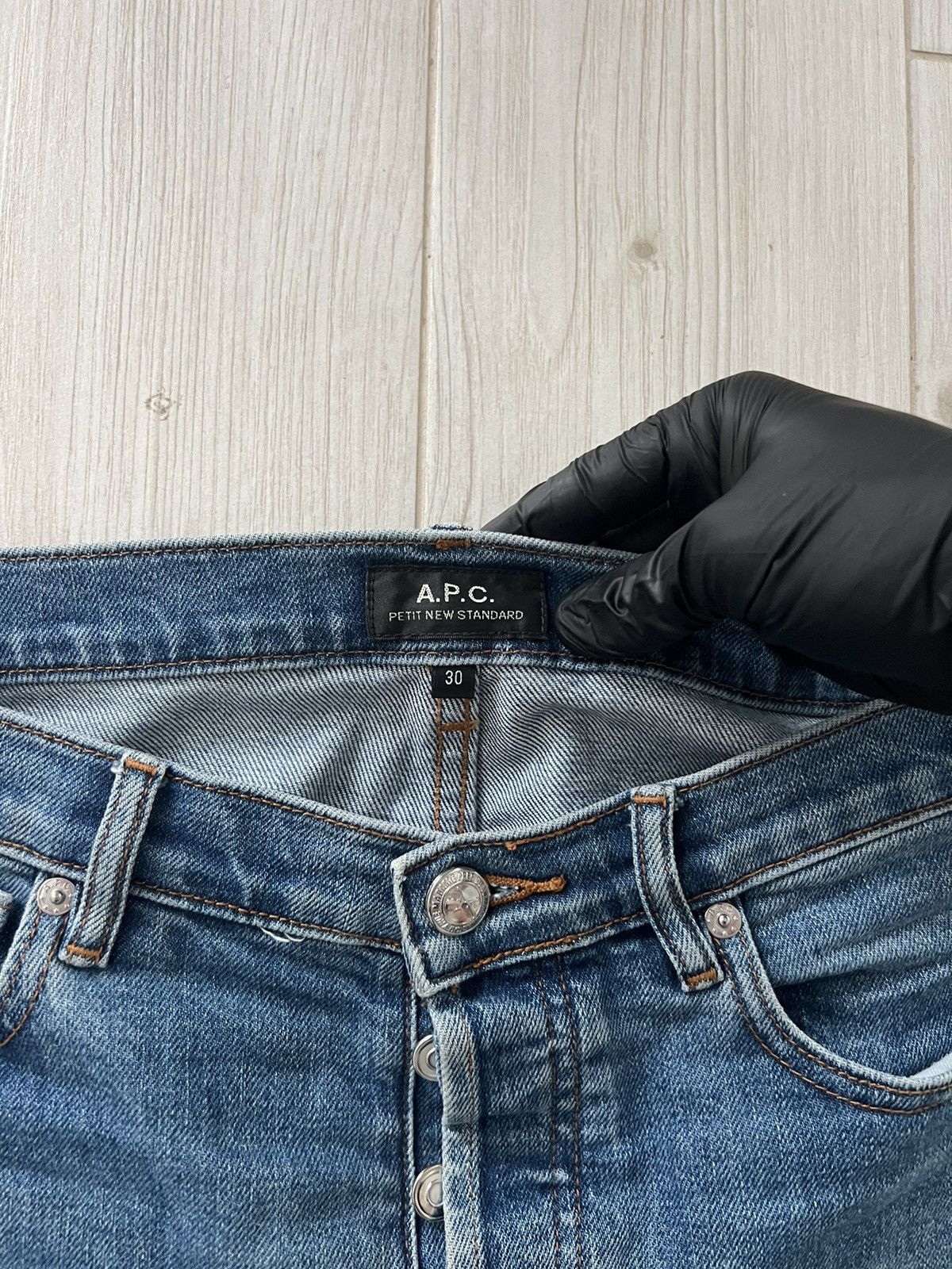 A.P.C. A.P.C Petit Standard Blue Jeans Pants Size 30 Size US 30 / EU 46 - 7 Thumbnail