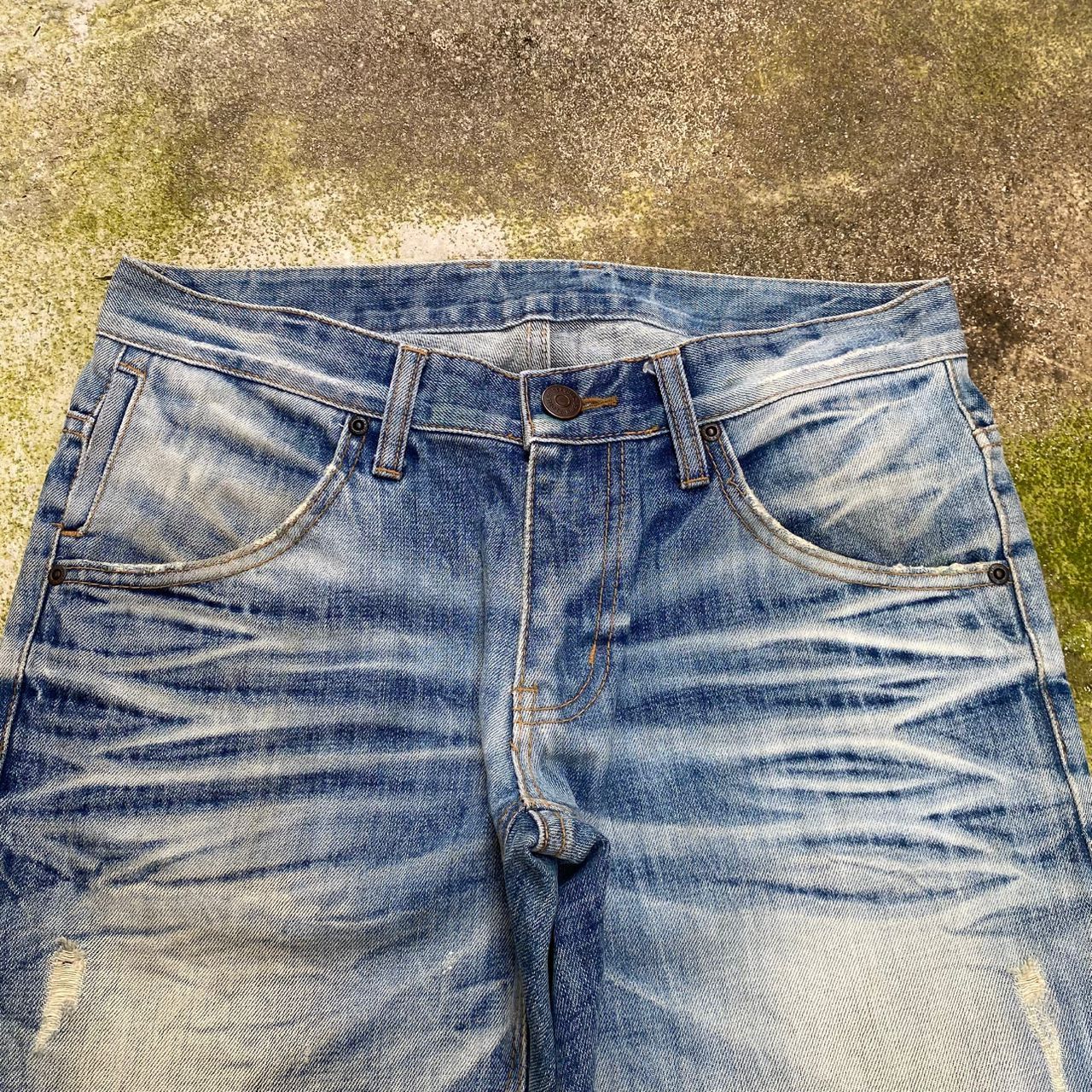 Japanese Brand Vintage Improves People Republic Distressed Denim Size US 32 / EU 48 - 10 Thumbnail