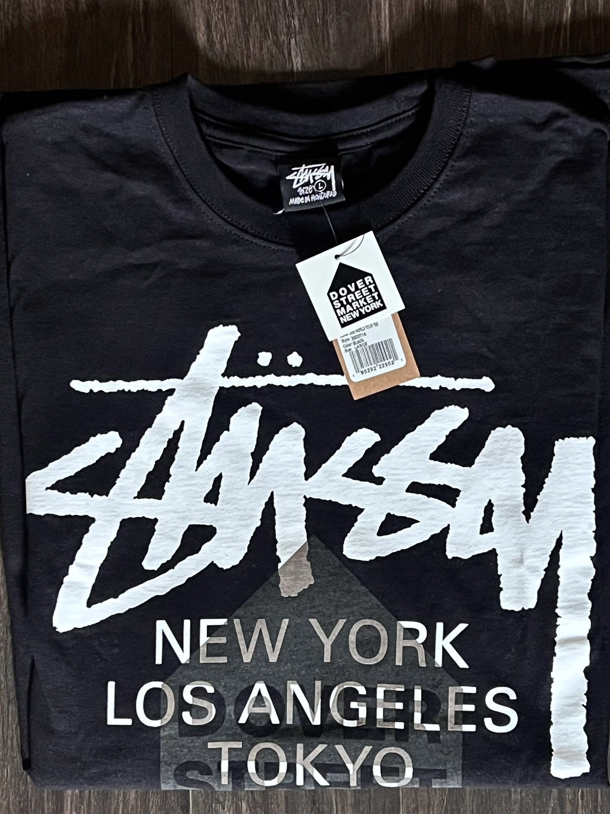 Stussy Stussy x DSM World Tour T Black Large Size US L / EU 52-54 / 3 - 6 Thumbnail