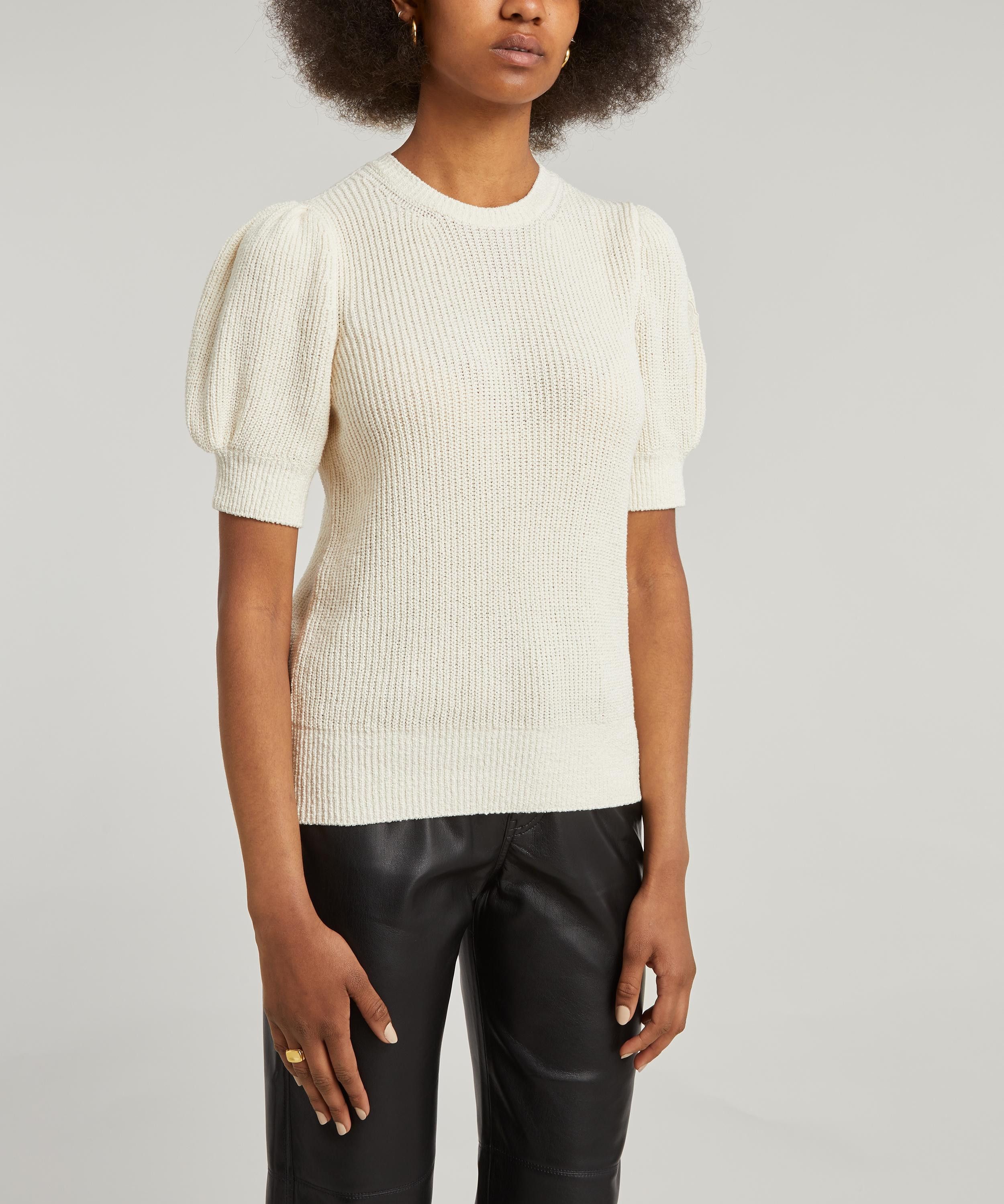 Moncler Moncler Puff Sleeve Knit Jumper T-shirt Size M / US 6-8 / IT 42-44 - 1 Thumbnail
