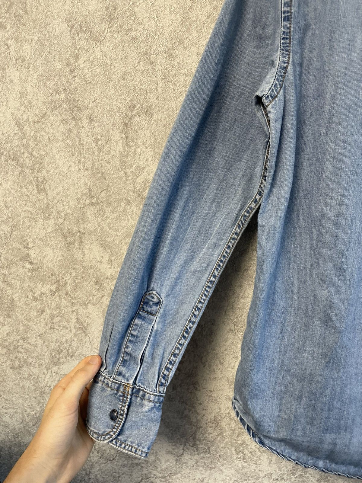 Polo Ralph Lauren Vintage Polo Ralph Lauren Jeans Denim Long Sleeve Shirt Size US S / EU 44-46 / 1 - 19 Thumbnail