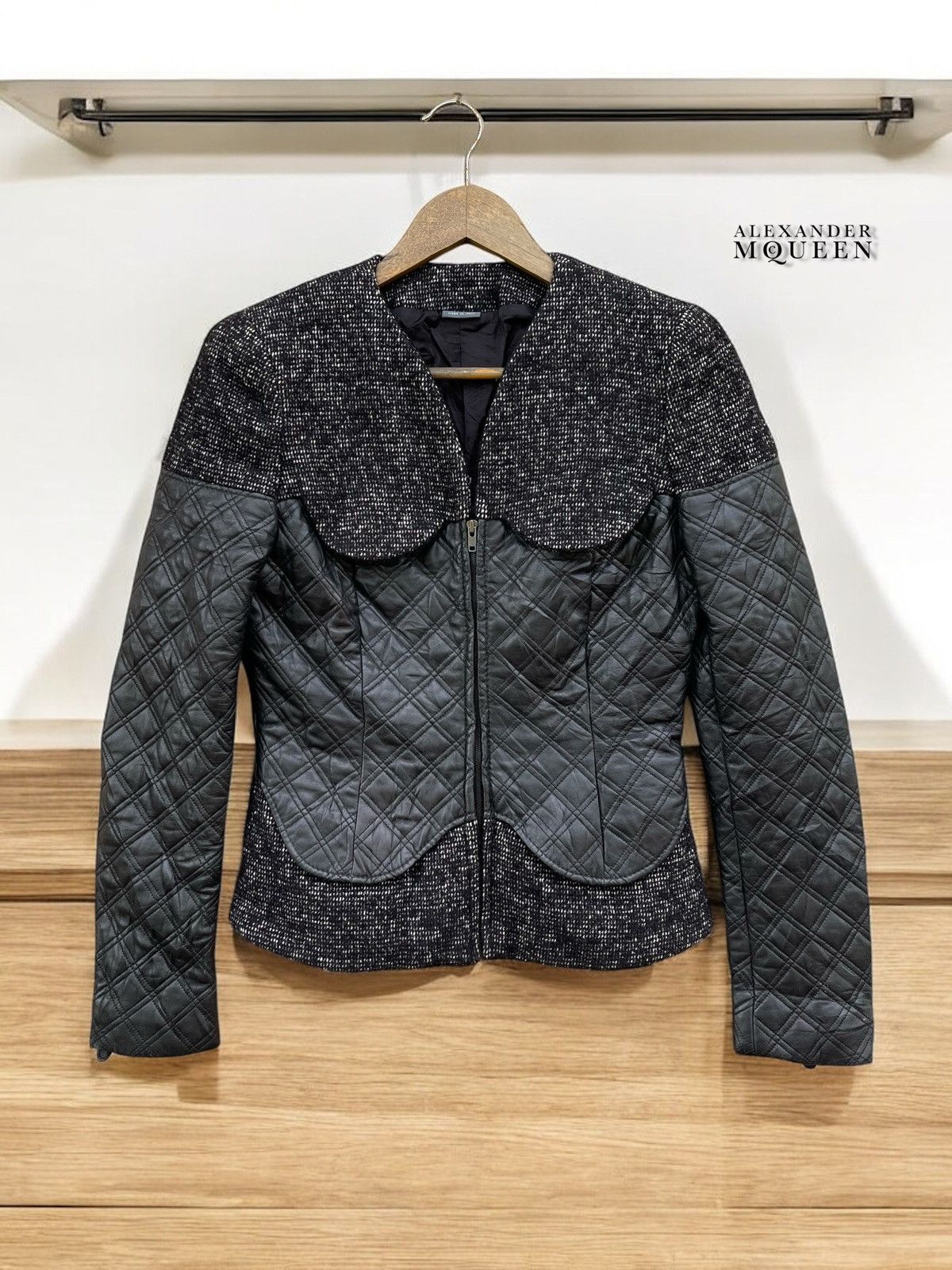 Alexander McQueen 🔥A/W 2007 ALEXANDER MCQUEEN LEATHER RAIDER JACKET Size S / US 4 / IT 40 - 2 Thumbnail