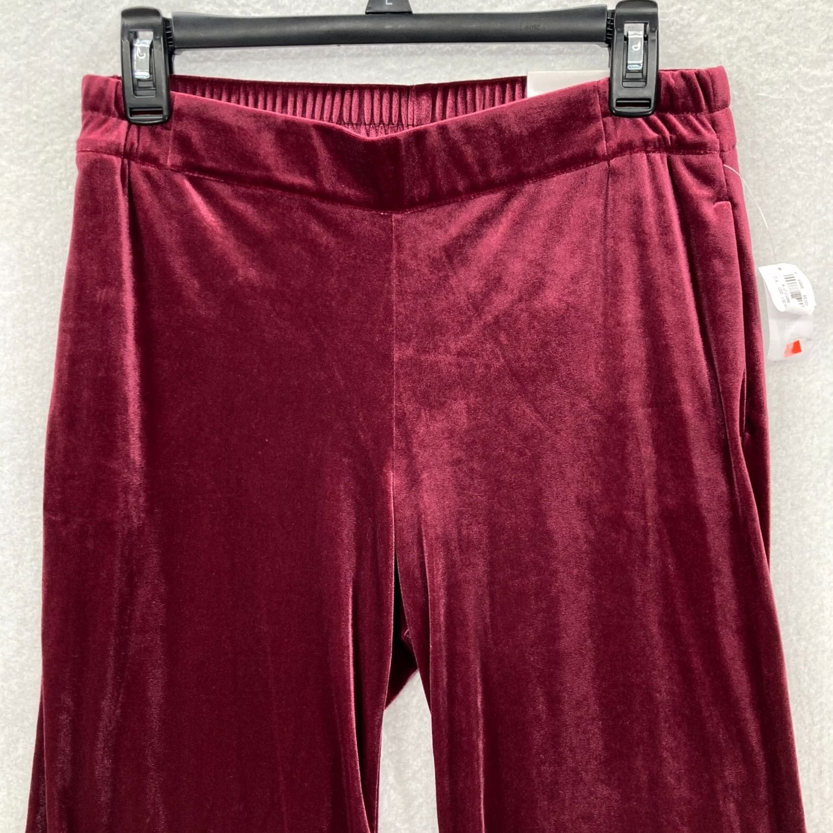 Old Navy Old Navy Womens Size Small Pink Soft Felt Fabric Wide Leg Cropped Pants NWT Size 28" / US 6 / IT 42 - 2 Thumbnail