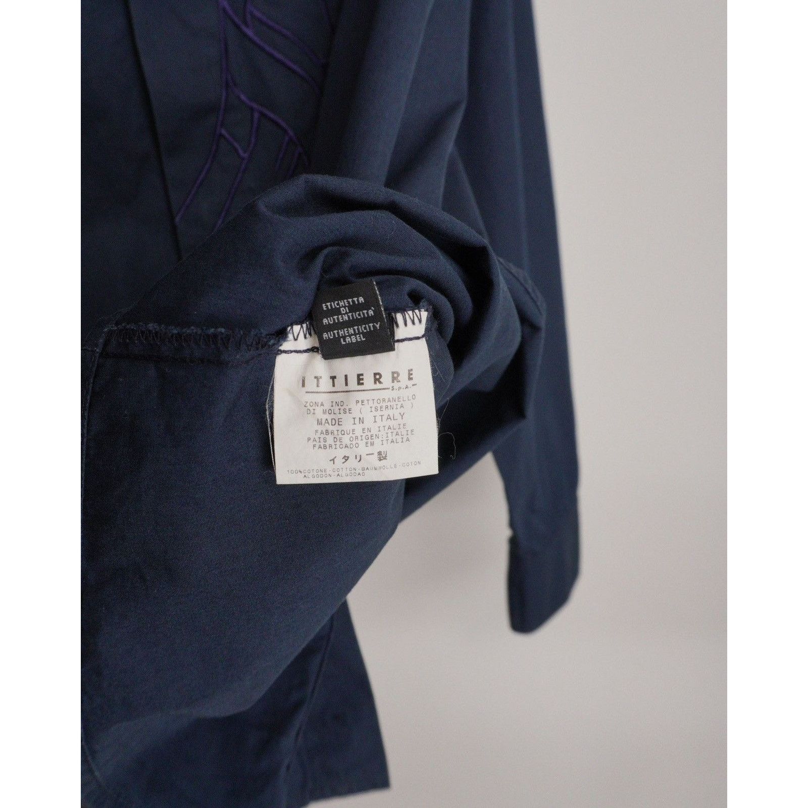 Versace Vintage versace classic medusa navy blue shirt Size US L / EU 52-54 / 3 - 7 Thumbnail