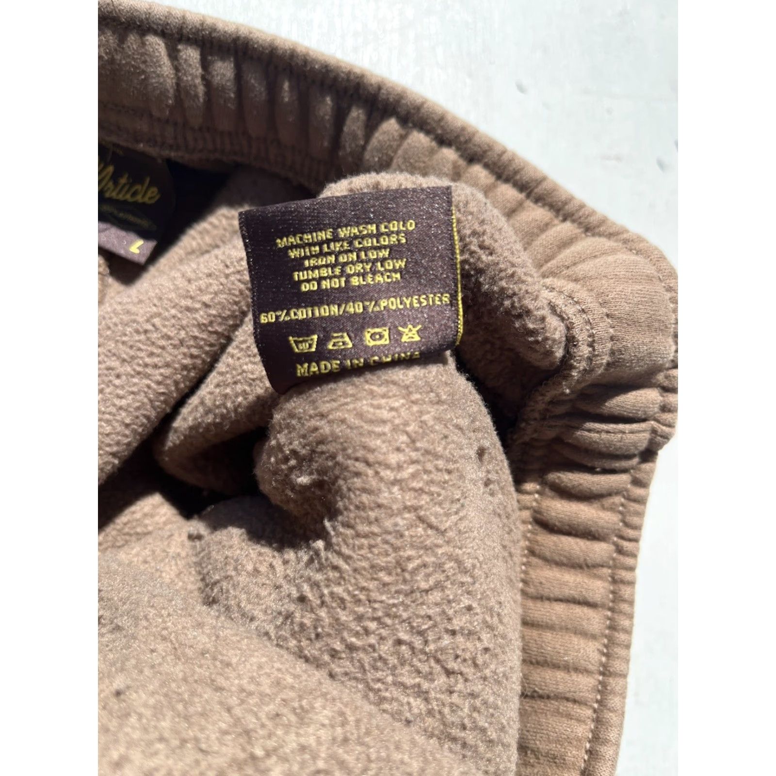 Vintage Men's Maison Article Joggers Brown Cargo L Embroidery Streetwear Taper Active Size US 33 - 6 Thumbnail