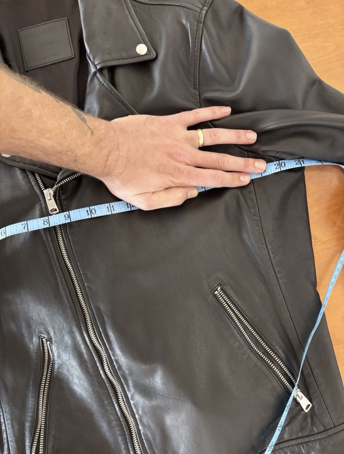 Allsaints Allsaints Leather Biker Jacket Size US L / EU 52-54 / 3 - 3 Thumbnail