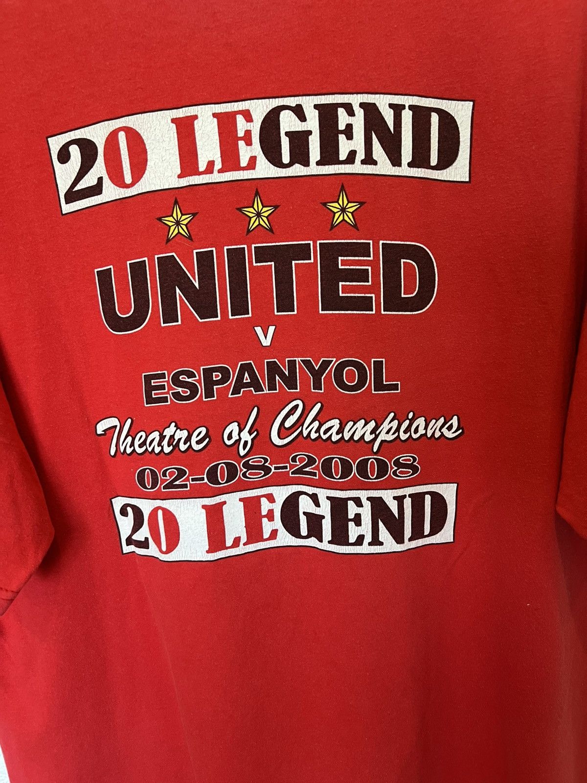 Vintage Manchester United Solskjaer Vintage 2008 T Shirt Tee Size US XL / EU 56 / 4 - 5 Thumbnail