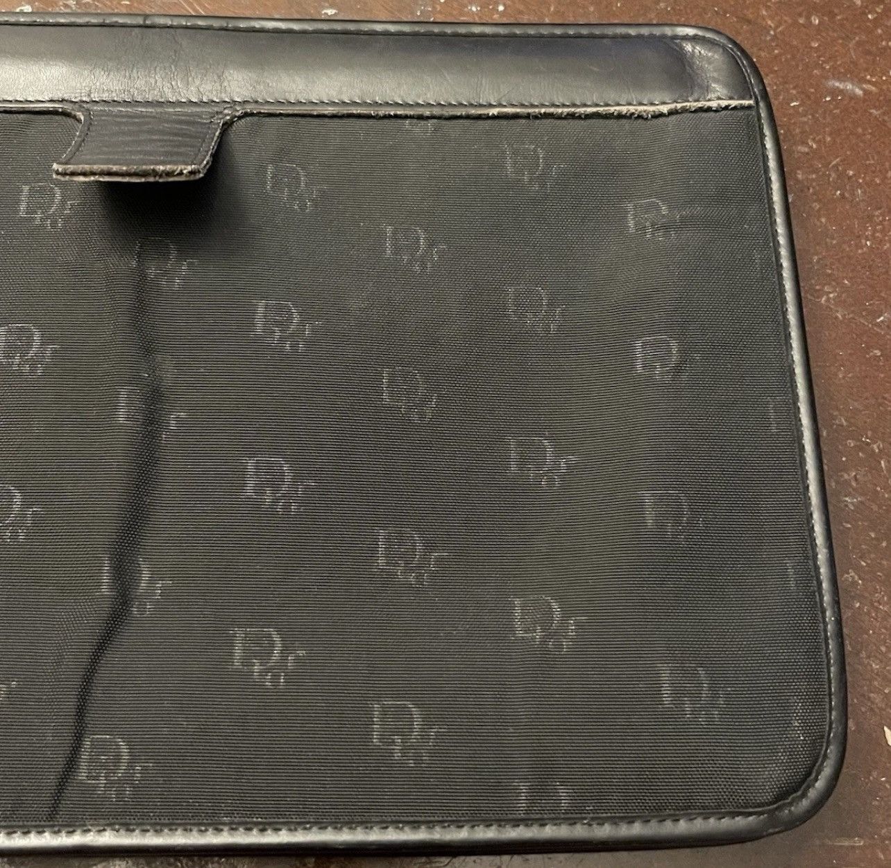Dior Dior Designer Luxury Nylon Leather Clutch Bag RARE Pre-Owned Size ONE SIZE - 5 Thumbnail