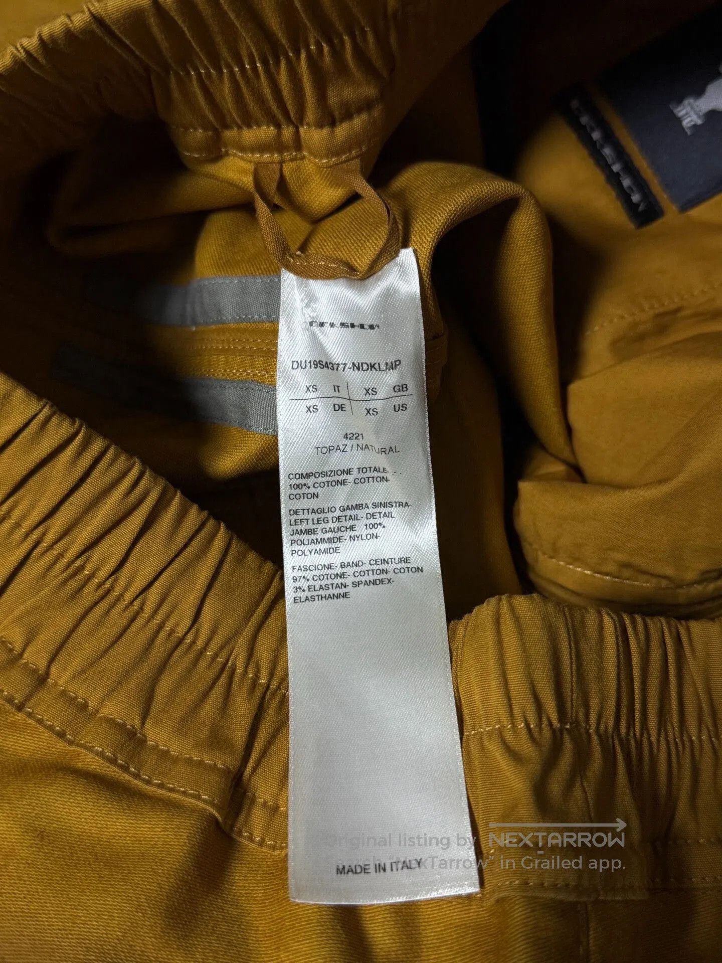 Rick Owens rick owens deconstructed shorts with yellow accents. Size US 26 / EU 42 - 7 Thumbnail