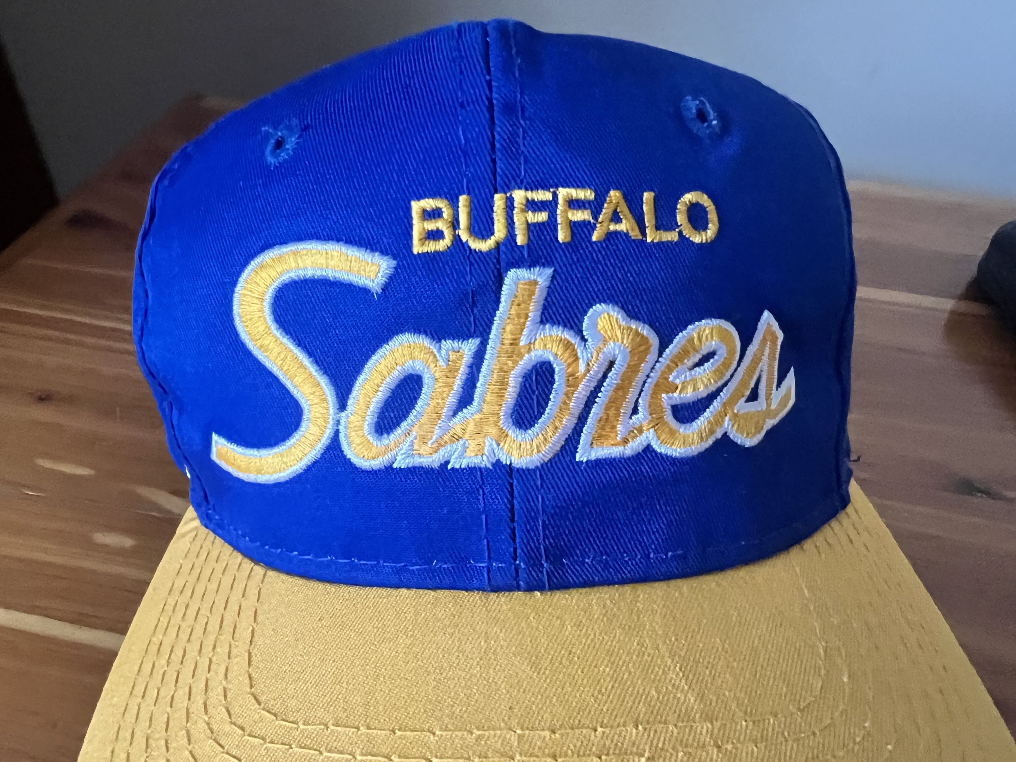 Sports Specialties Vintage Buffalo Sabres Twill Script Snapback Hat Cap NHL Size ONE SIZE - 2 Thumbnail