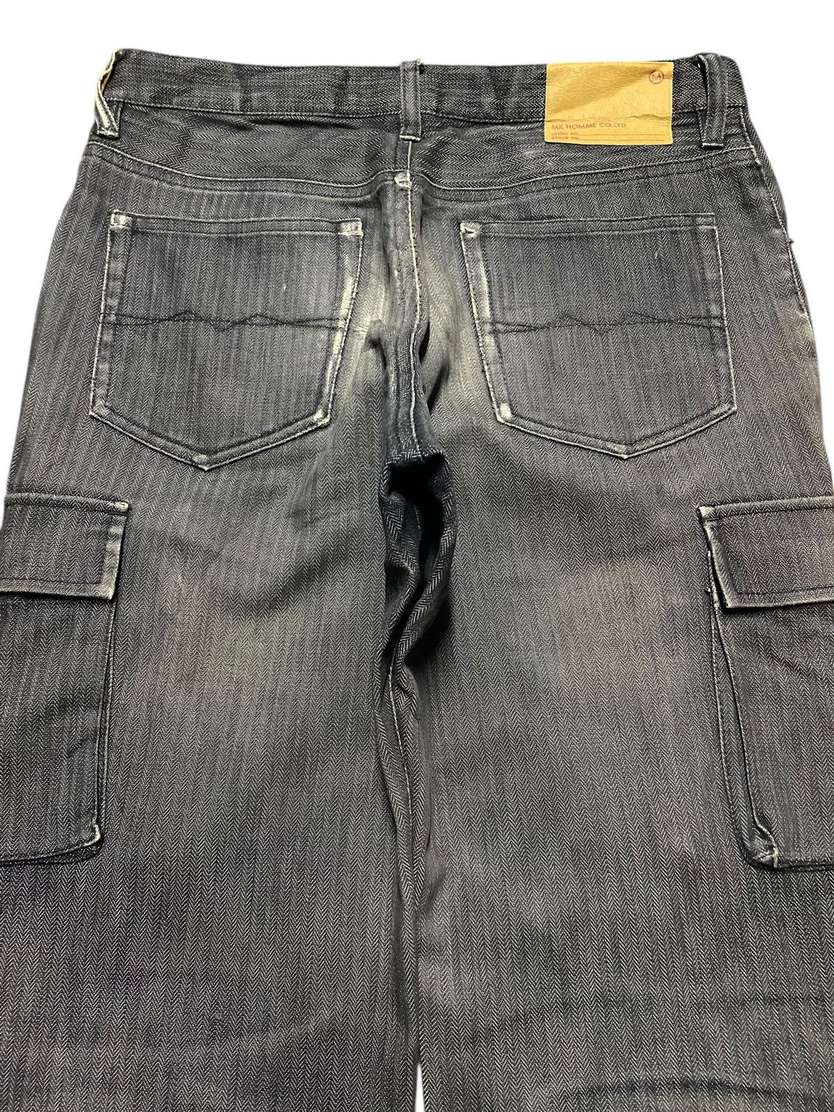 Michel Klein Vintage Michel Klein Homme Paris Distressed Cargo Pants Size US 29 - 4 Thumbnail