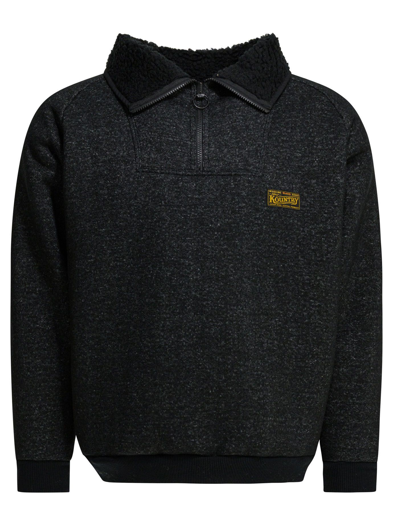 Kapital Alpine Half-Zip Sweatshirt tag size 4 Men - USA Duties Paid
