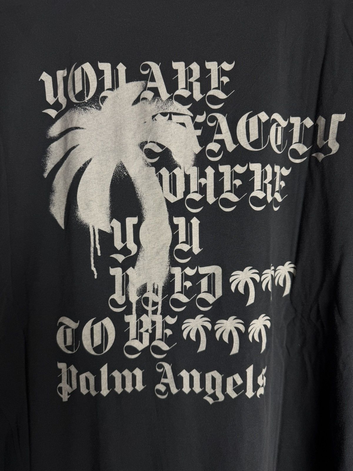 Palm Angels Palm Angels Statement Monogram T-shirt *NEW* Size US XL / EU 56 / 4 - 3 Thumbnail