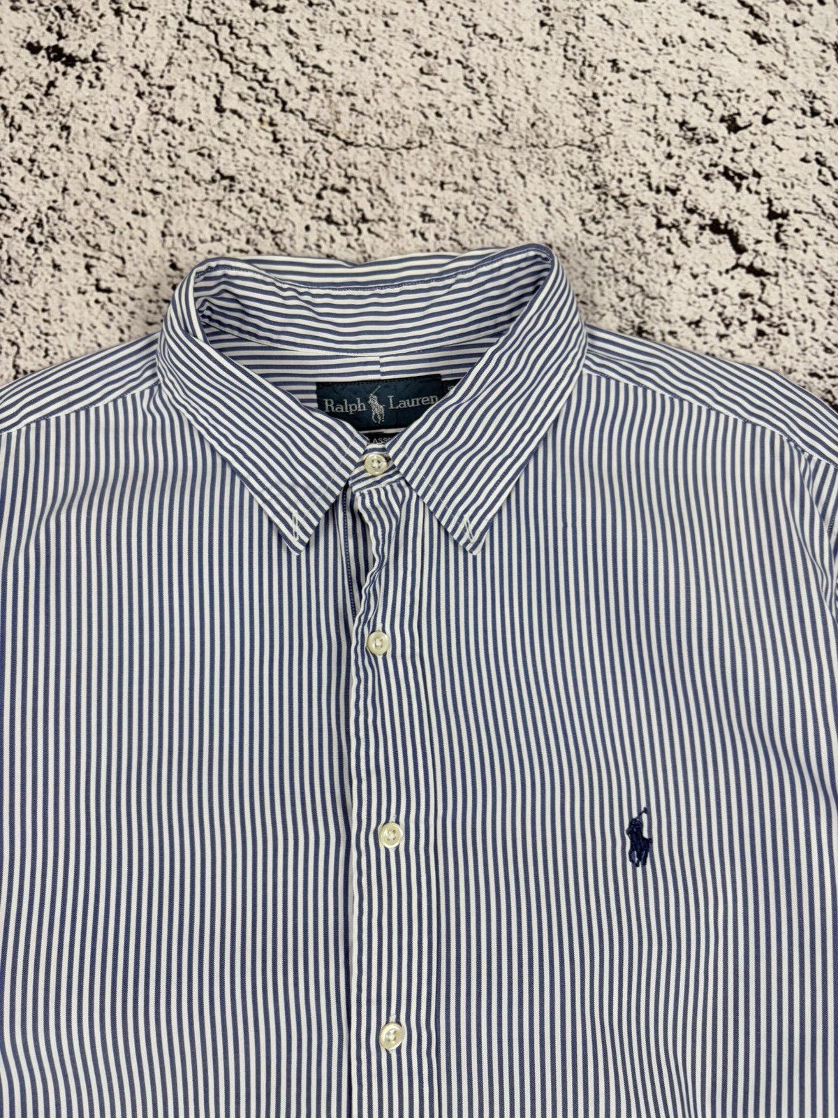 Ralph Lauren Polo Ralph Lauren Classic Fit Striped Shirt 18-36 XXL Size US XXL / EU 58 / 5 - 4 Thumbnail