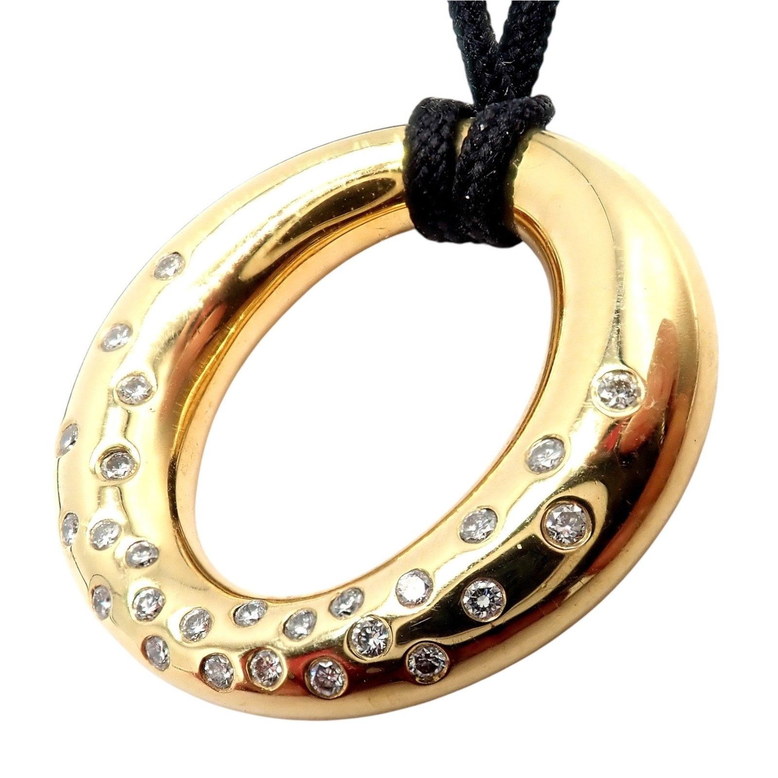 Tiffany & Co. Tiffany & Co 18k Gold Peretti Diamond Sevillana Necklace Size ONE SIZE - 8 Thumbnail
