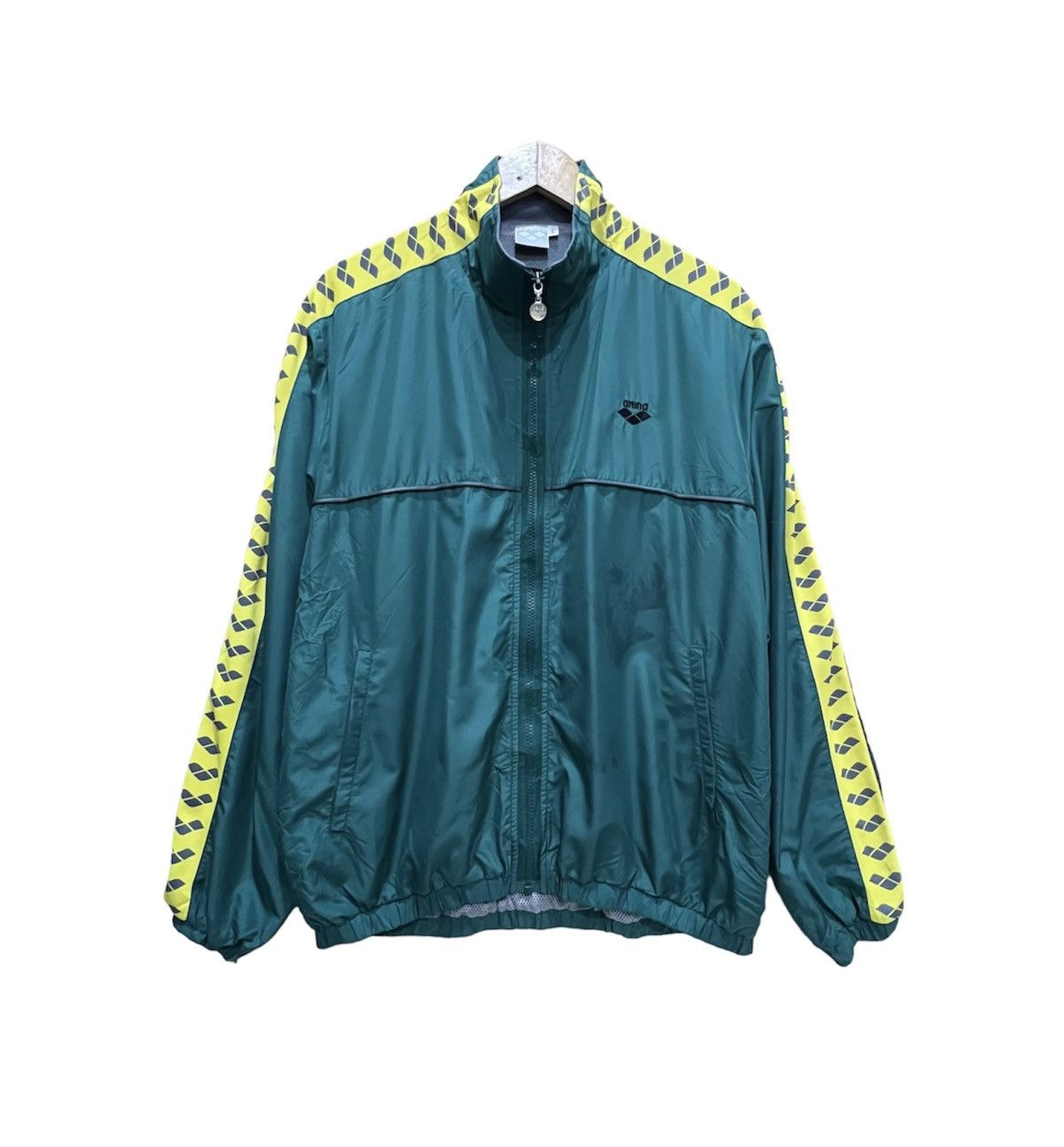 Japanese Brand Vintage Arena Windbrecker Size US L / EU 52-54 / 3 - 1 Thumbnail