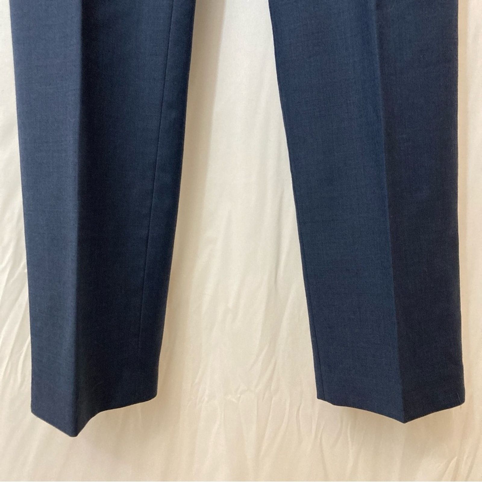 Tommy Hilfiger Tommy Hilfiger Blue Pleated Tapered Straight Leg Dress Pants Size US 32 / EU 48 - 5 Thumbnail